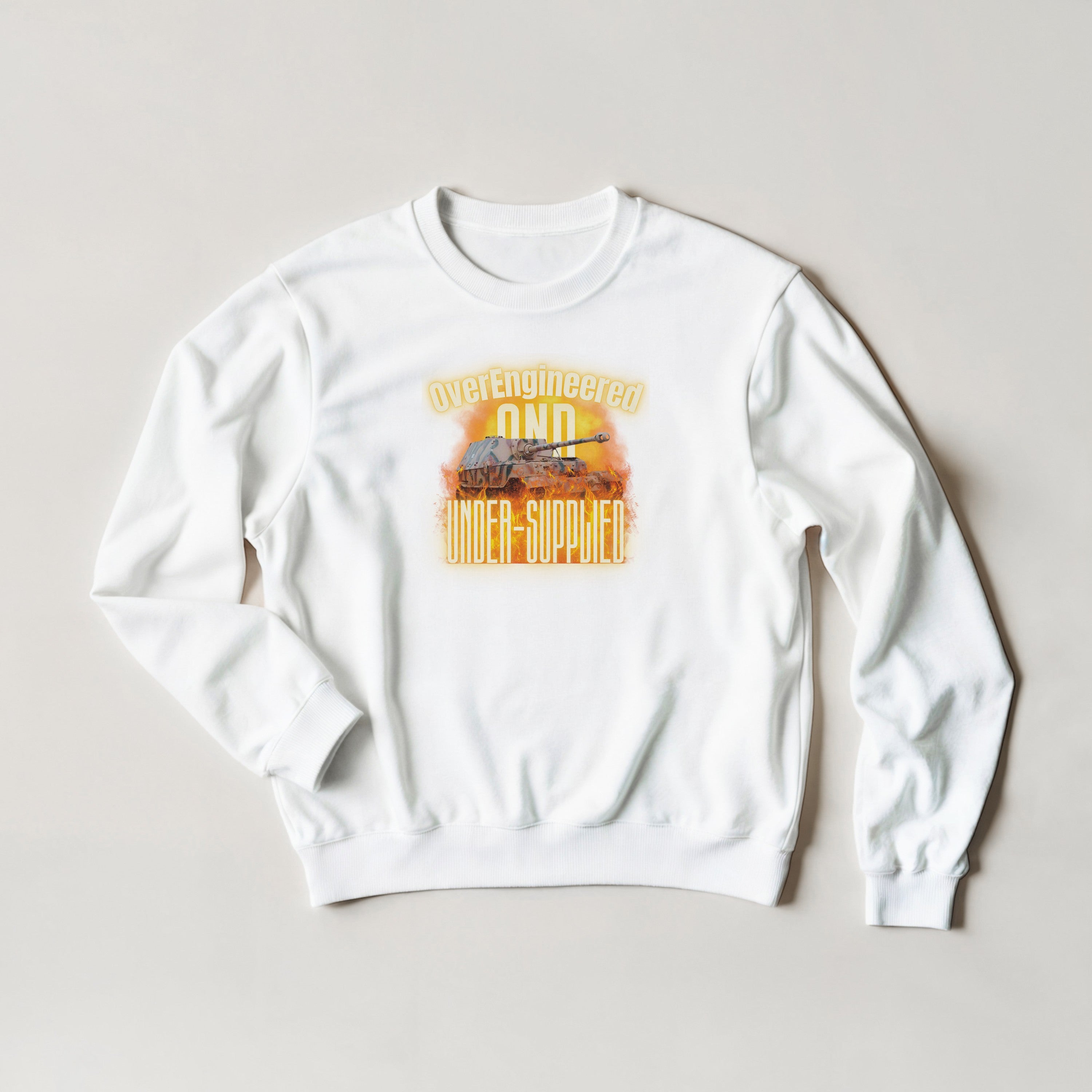 Certified Menace To Society Sweater | Panther Tank Doge Meme | WW2 Graphic Crewneck