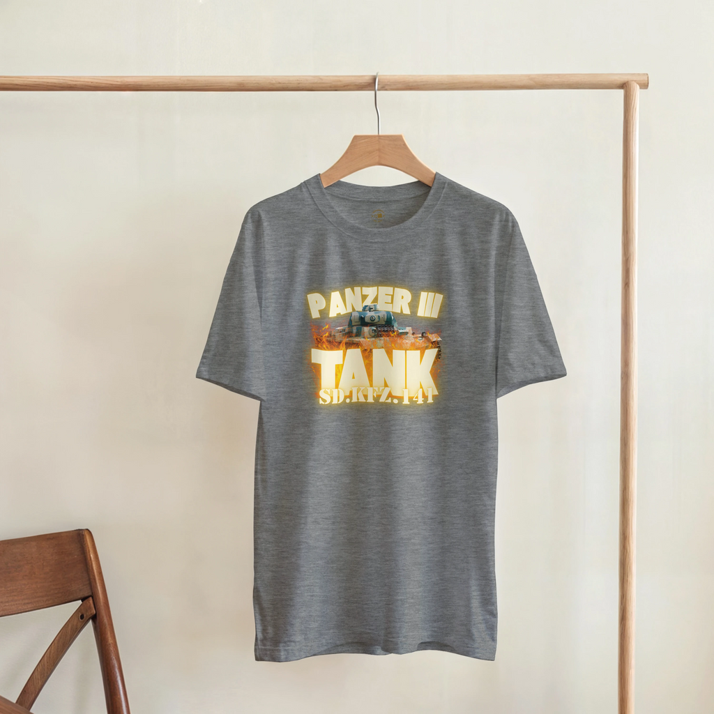 Panzer III Tank Shirt | German Sd.Kfz.141 Medium Tank Tee | WWII Military History Gift