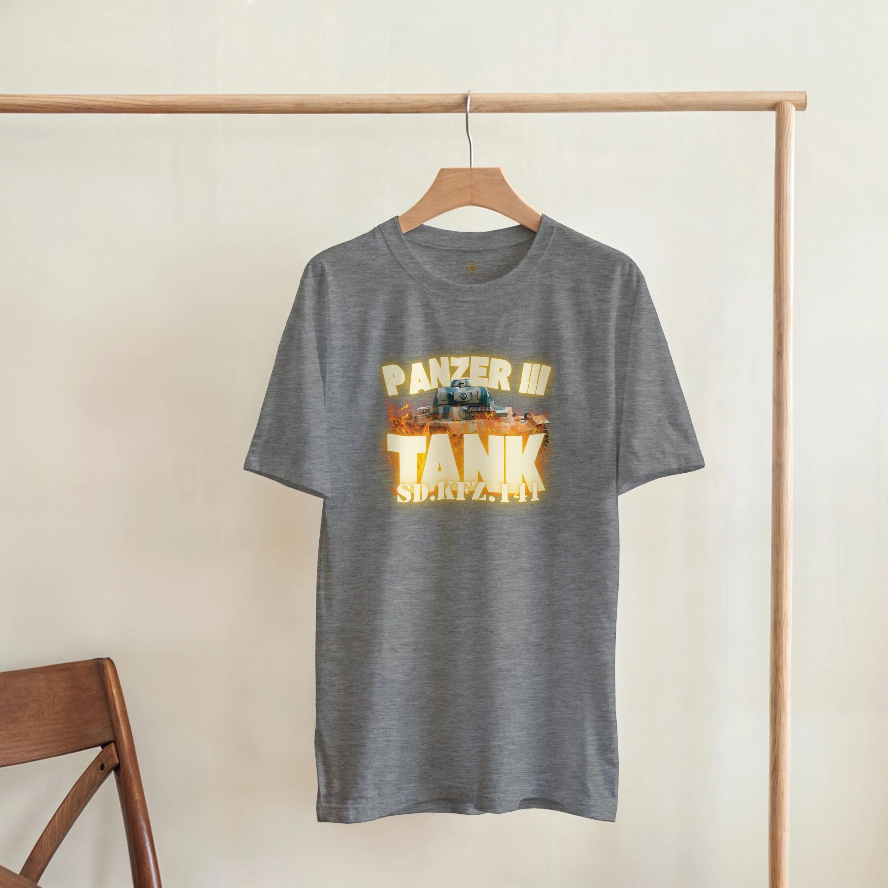 Panzer III Tank Shirt | German Sd.Kfz.141 Medium Tank Tee | WWII Military History Gift