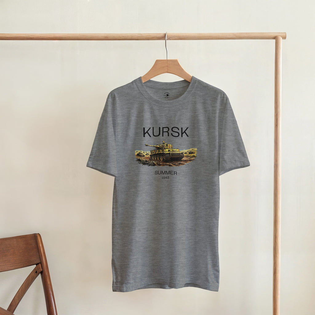Kursk 1943 T-Shirt | Tiger I Tank Graphic Tee | WW2 Eastern Front Military History Gift