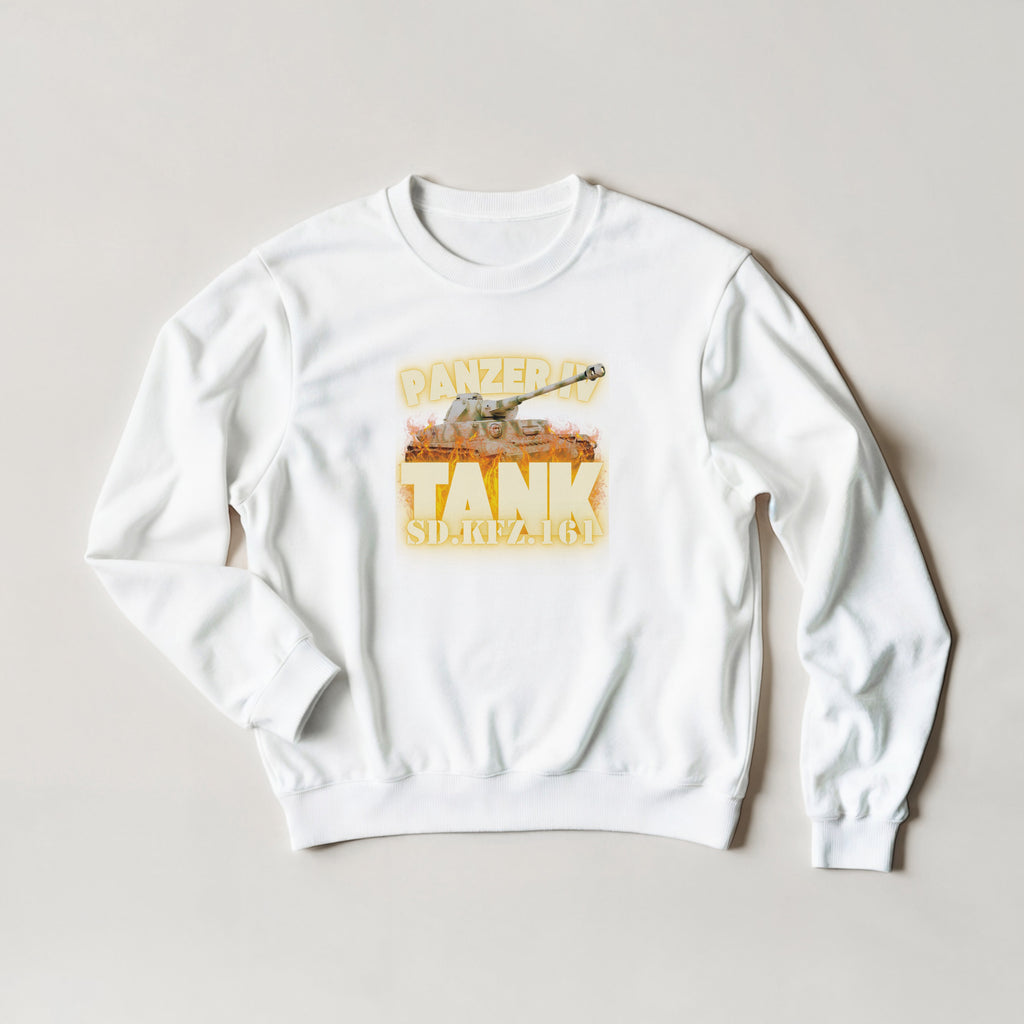 Panzer IV Tank Crewneck Sweater | German Sd.Kfz.161 Medium Tank | WW2 Military Gift
