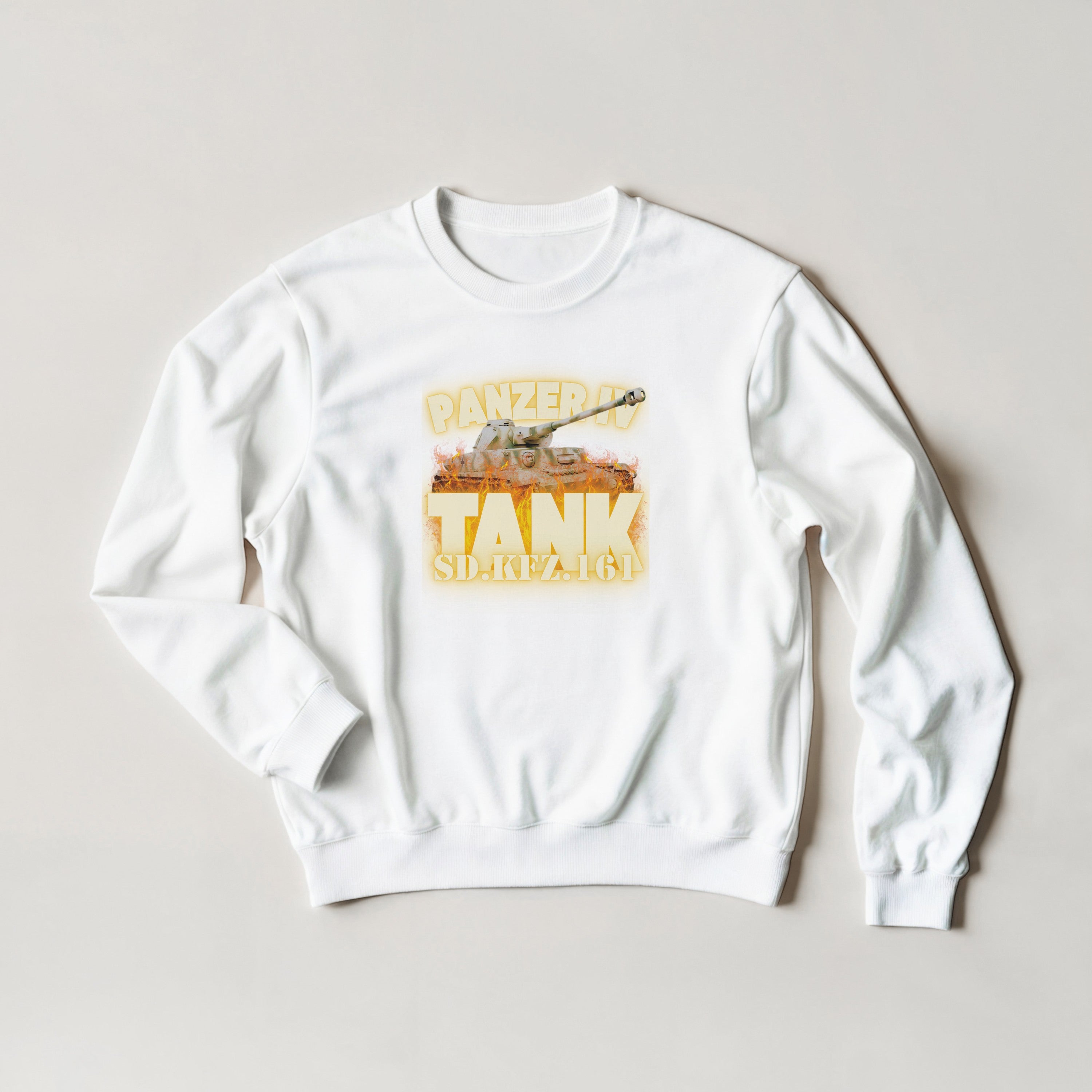 Panzer IV Tank Crewneck Sweater | German Sd.Kfz.161 Medium Tank | WW2 Military Gift