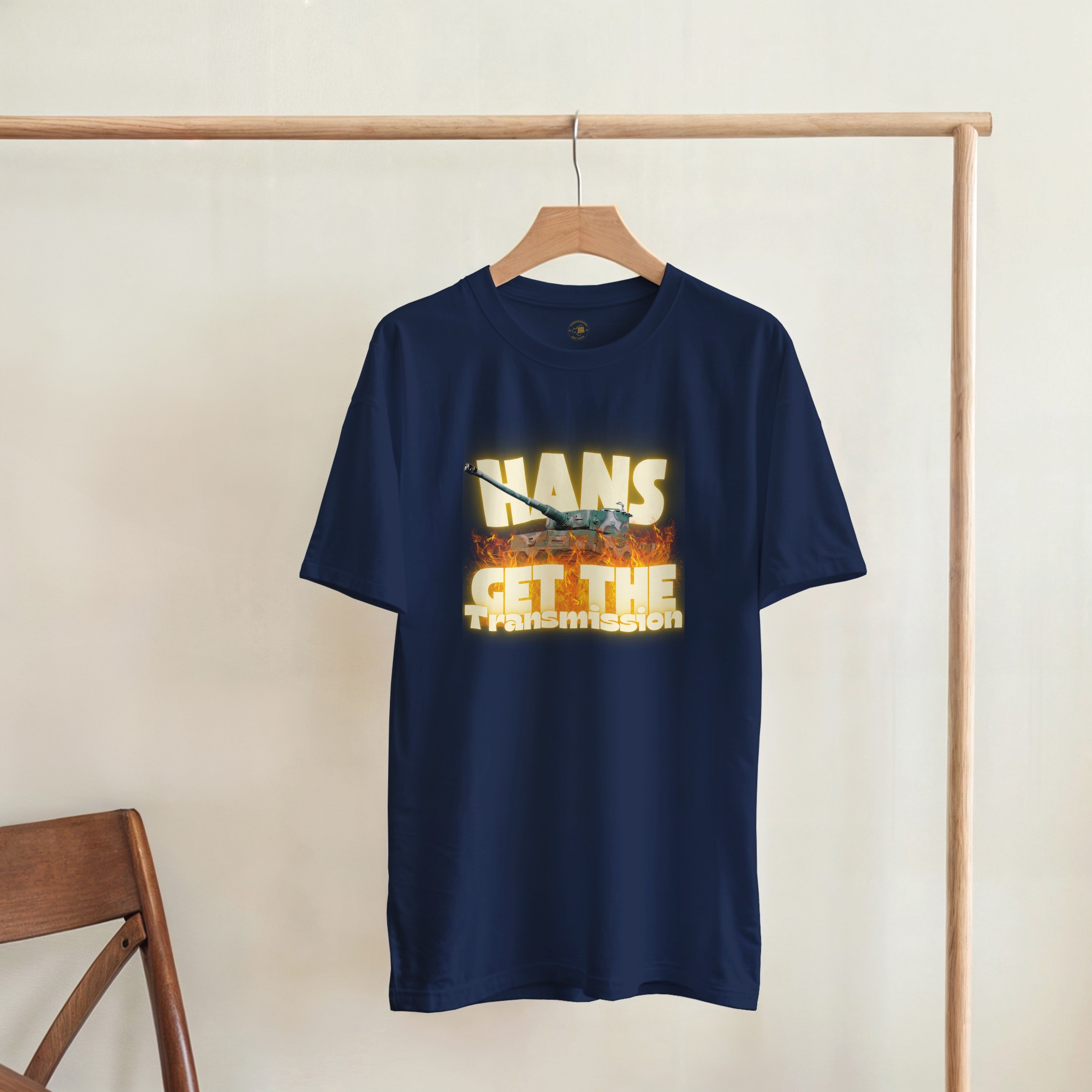 Hans Get The Transmission | Tiger Tank Graphic Tee