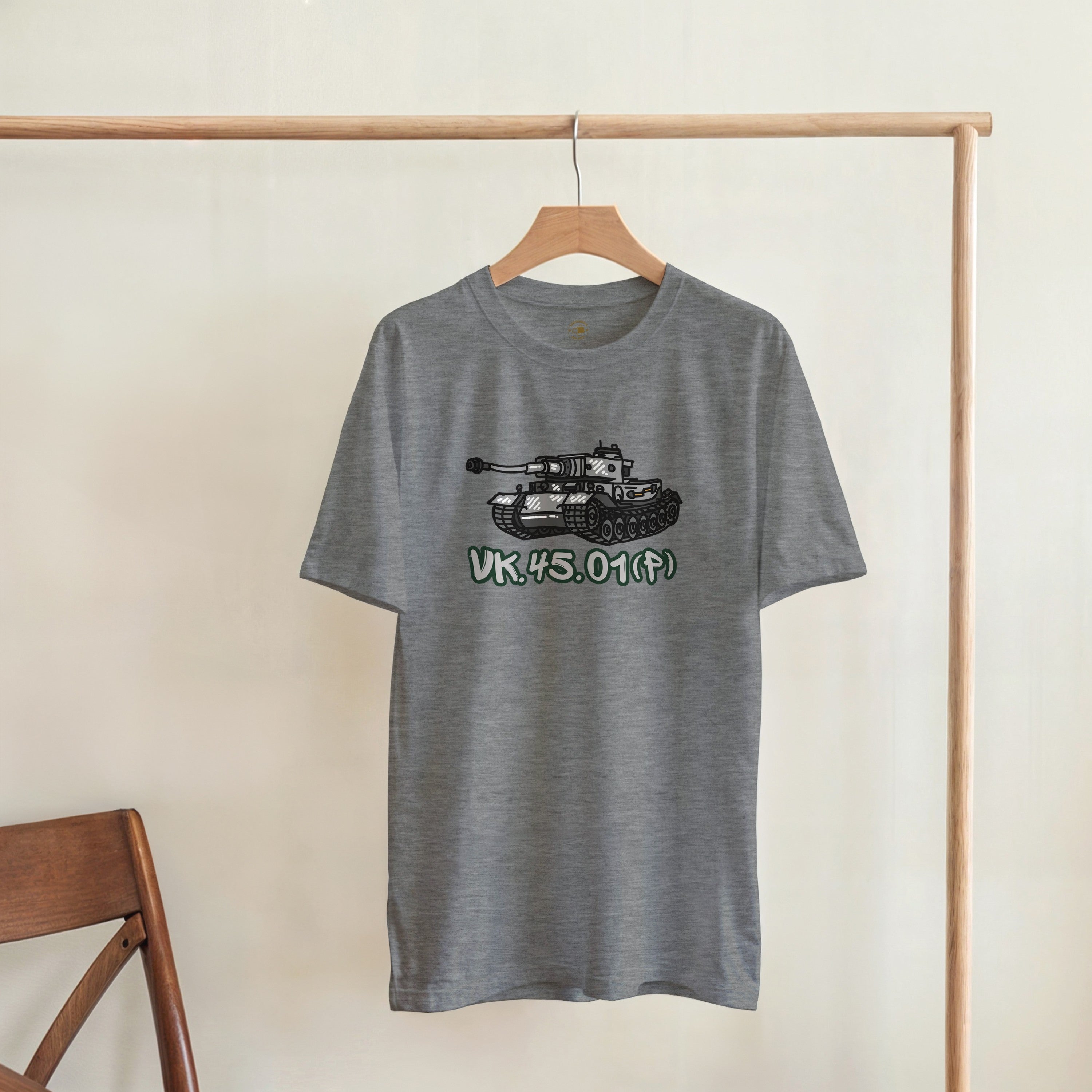 VK.45.01(P) Tank T-Shirt | WW2 Prototype Military Tee | History Buff Gift