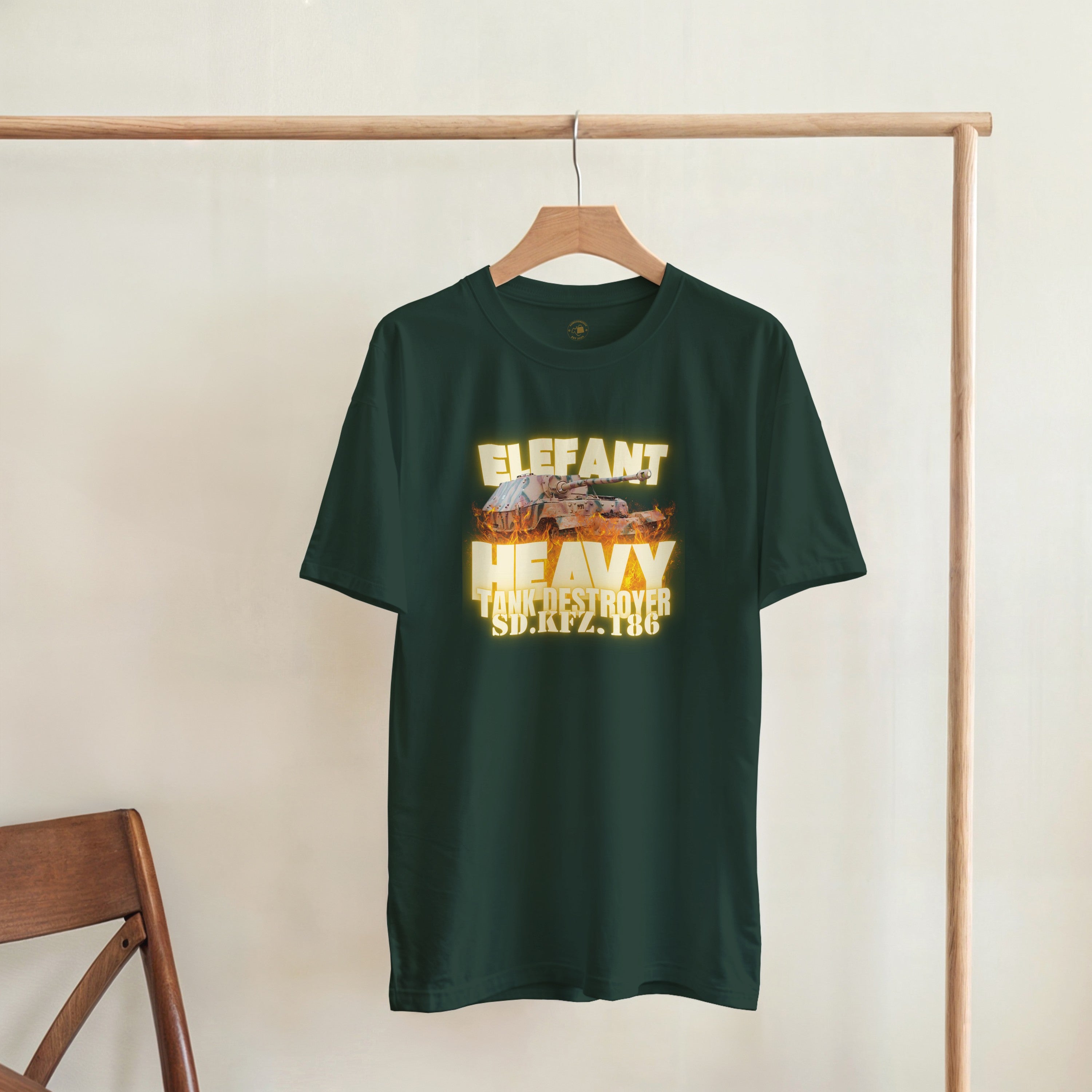 German Elefant Tank Destroyer Shirt | WW2 Panzer Heavy Armor Tee | Military History Gift