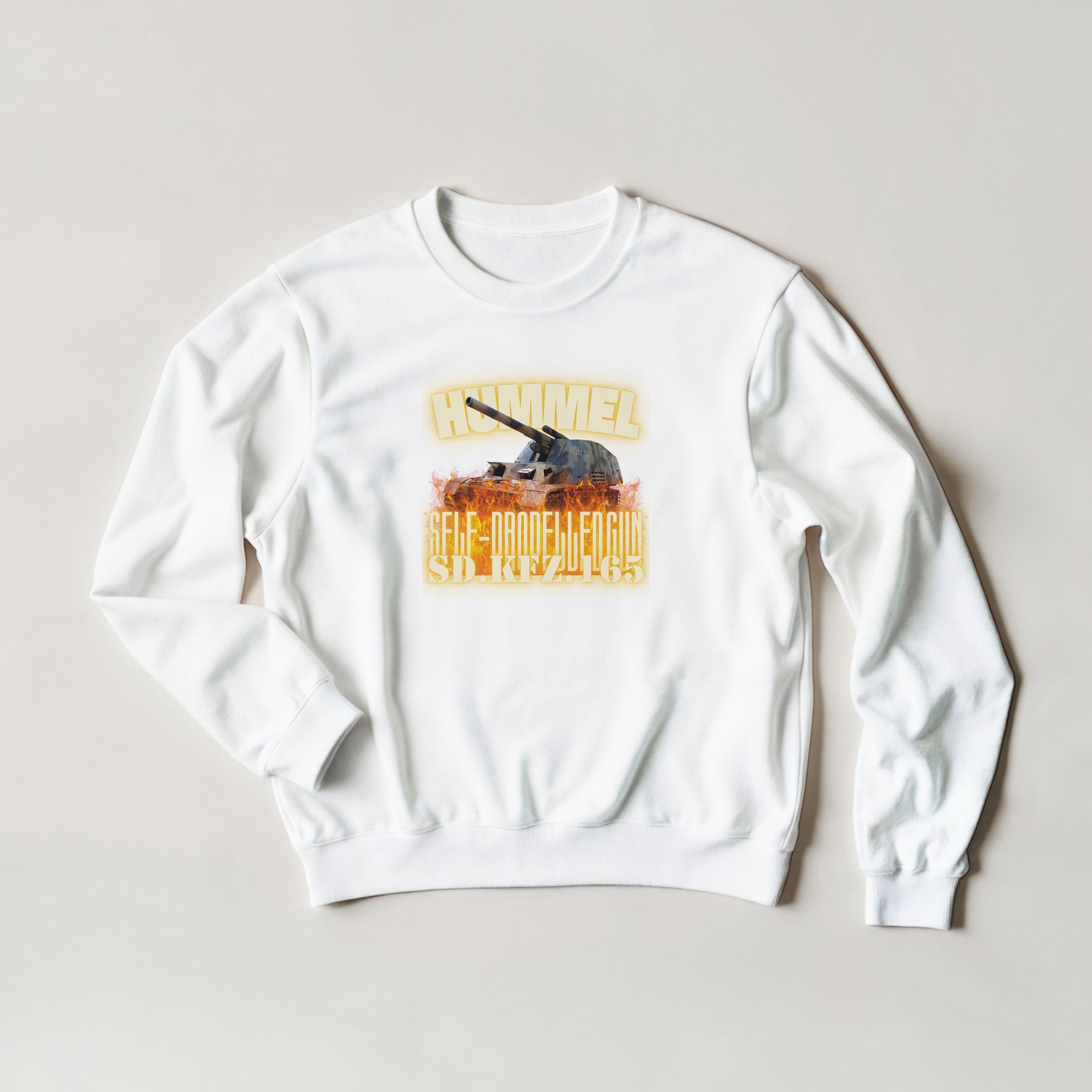 Hummel Sd.Kfz. 165 Sweater | German Self-Propelled Gun Artillery Crewneck | WW2 Gift