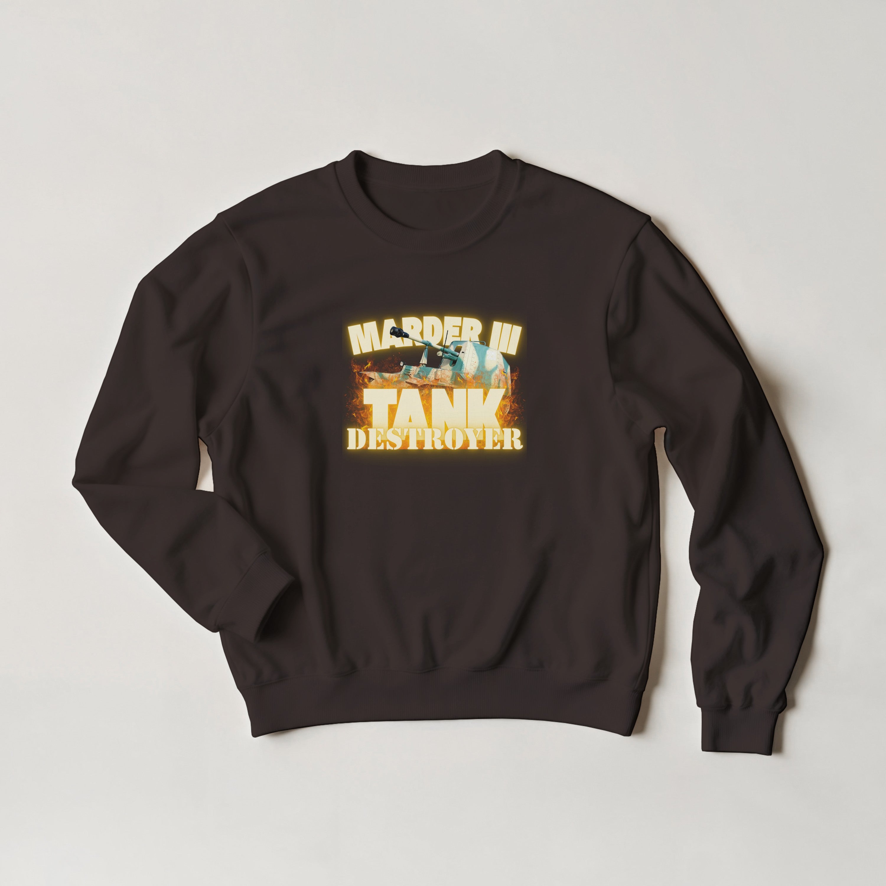 Marder III Tank Destroyer Sweatshirt | WWII German Armor Crewneck | Military History Gift