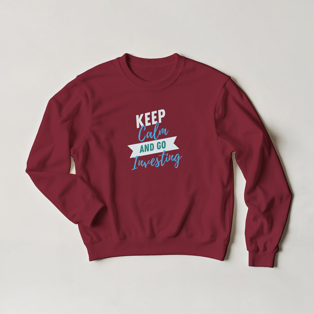 Investing Sweatshirt | Stock Market Candlestick Chart Crewneck | Dividend Investor Gift