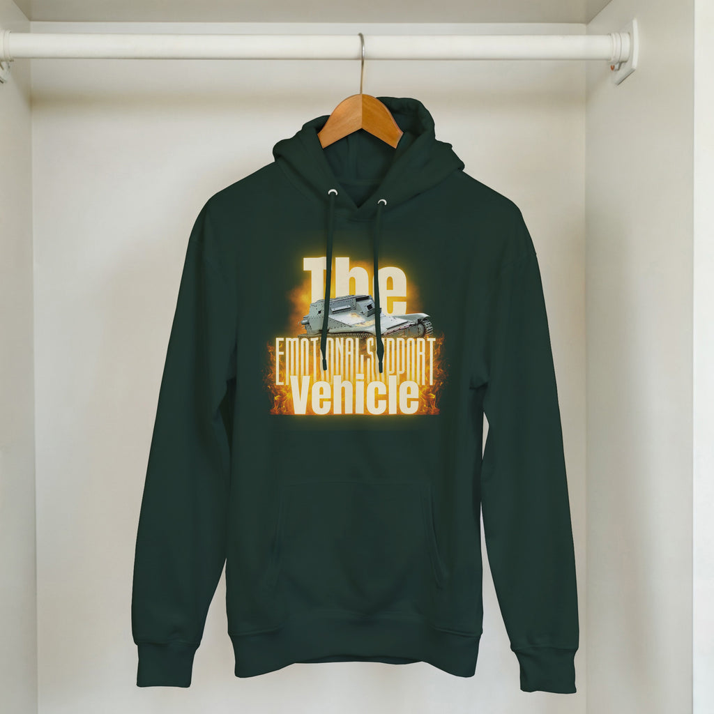 Emotional Support Vehicle Hoodie | L3/33 Tankette Meme | Funny Military History Gift