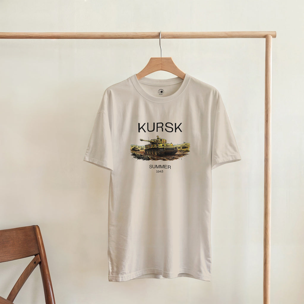 Kursk 1943 T-Shirt | Tiger I Tank Graphic Tee | WW2 Eastern Front Military History Gift