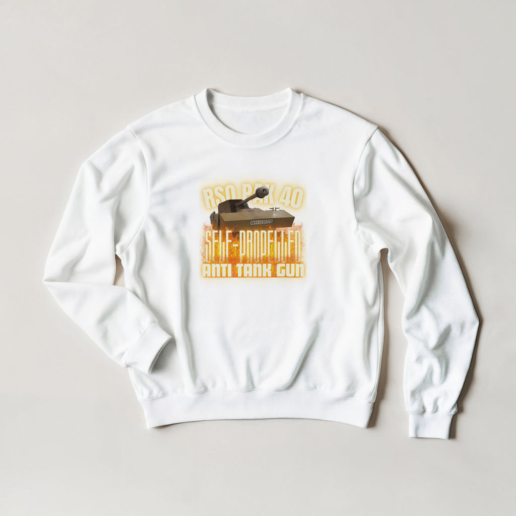 RSO PaK 40 Sweater | German Anti-Tank Gun Crewneck | WWII Military History Gift