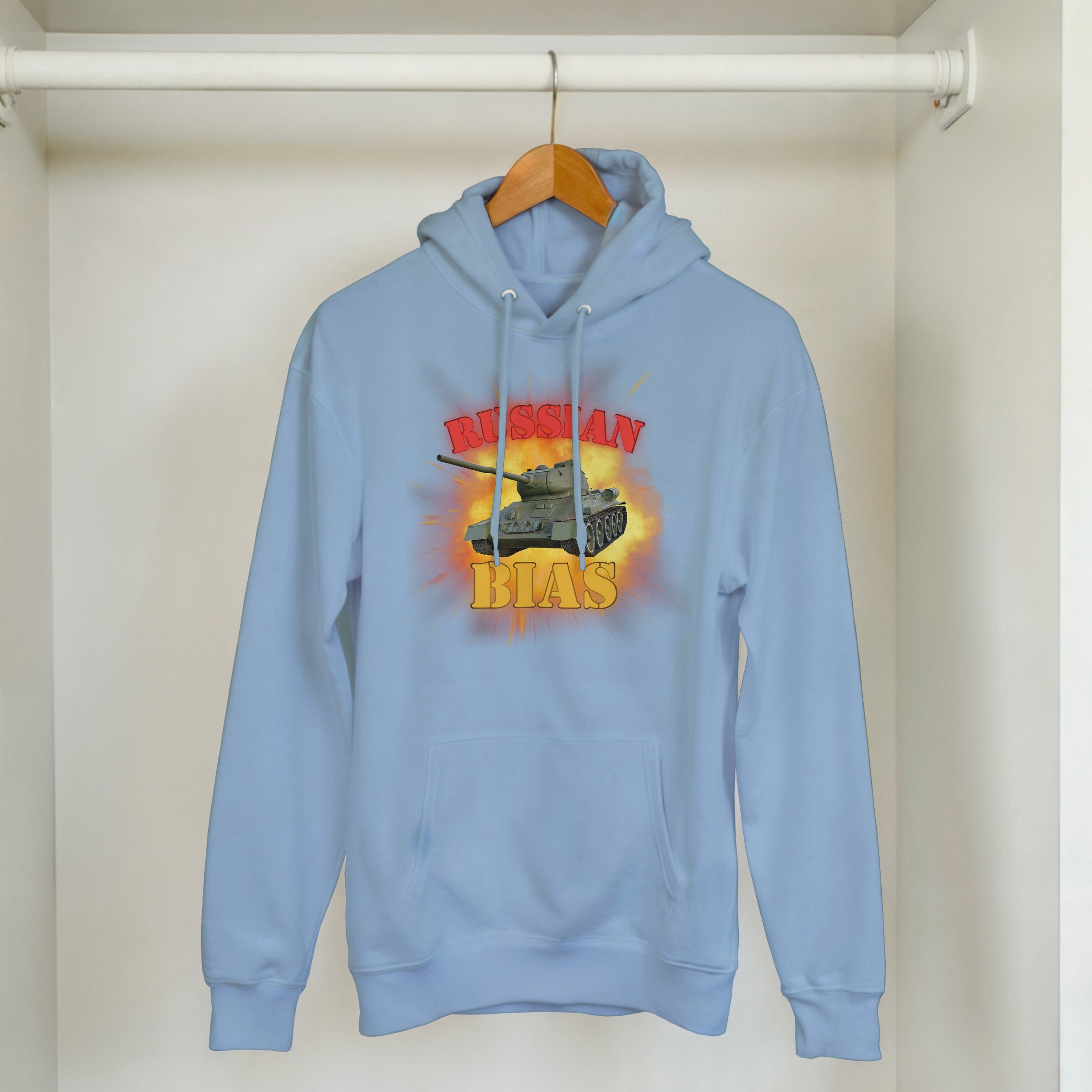 Russian Bias Tank Meme Hoodie | T-34 Soviet Armor | Funny Military History Gift
