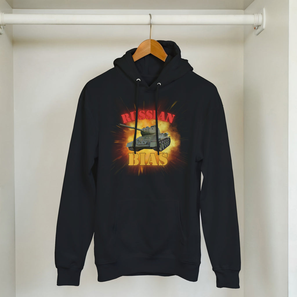 Russian Bias Tank Meme Hoodie | T-34 Soviet Armor | Funny Military History Gift
