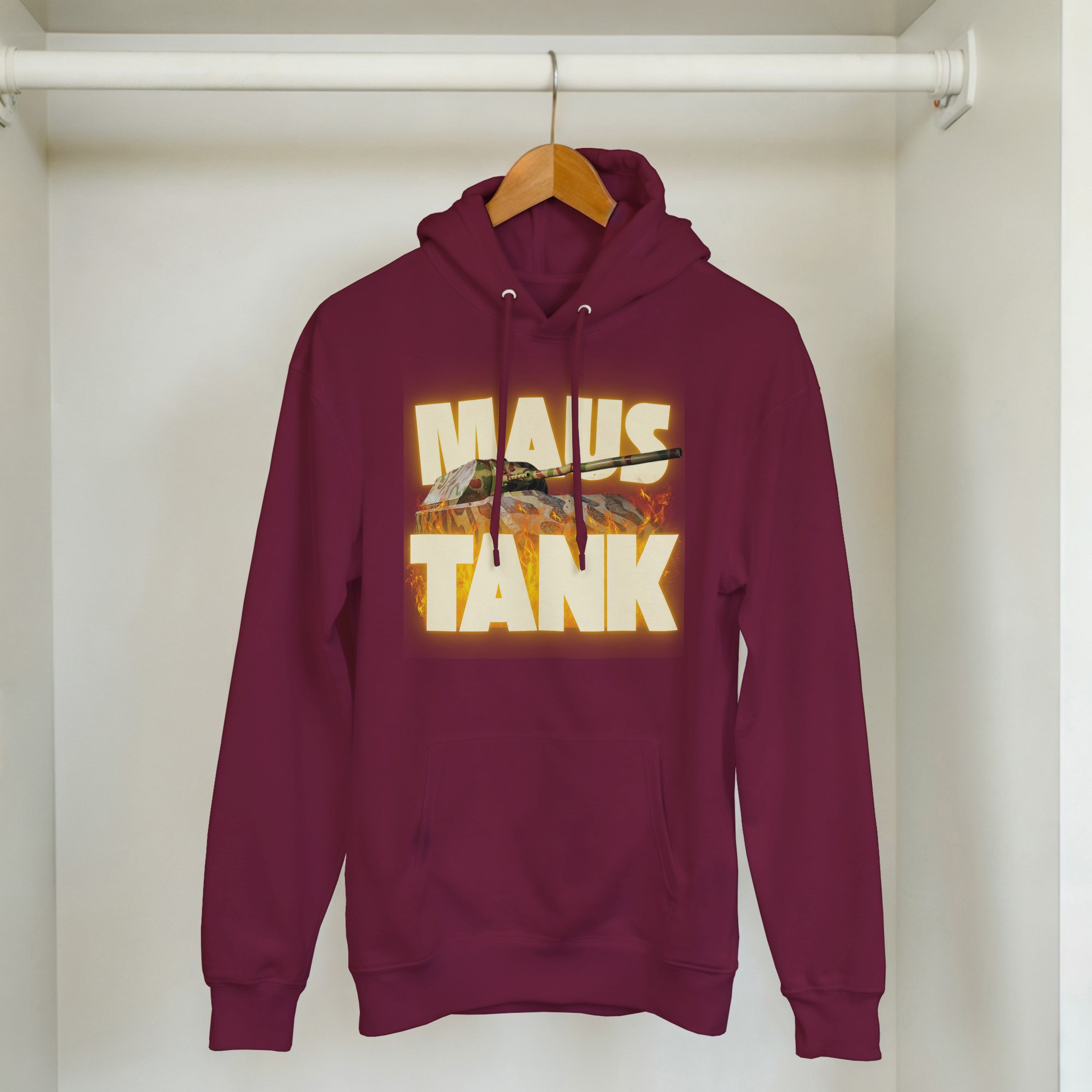 WWII Maus Tank Hoodie | German Panzer VIII Super Heavy Tank | Military History Gift