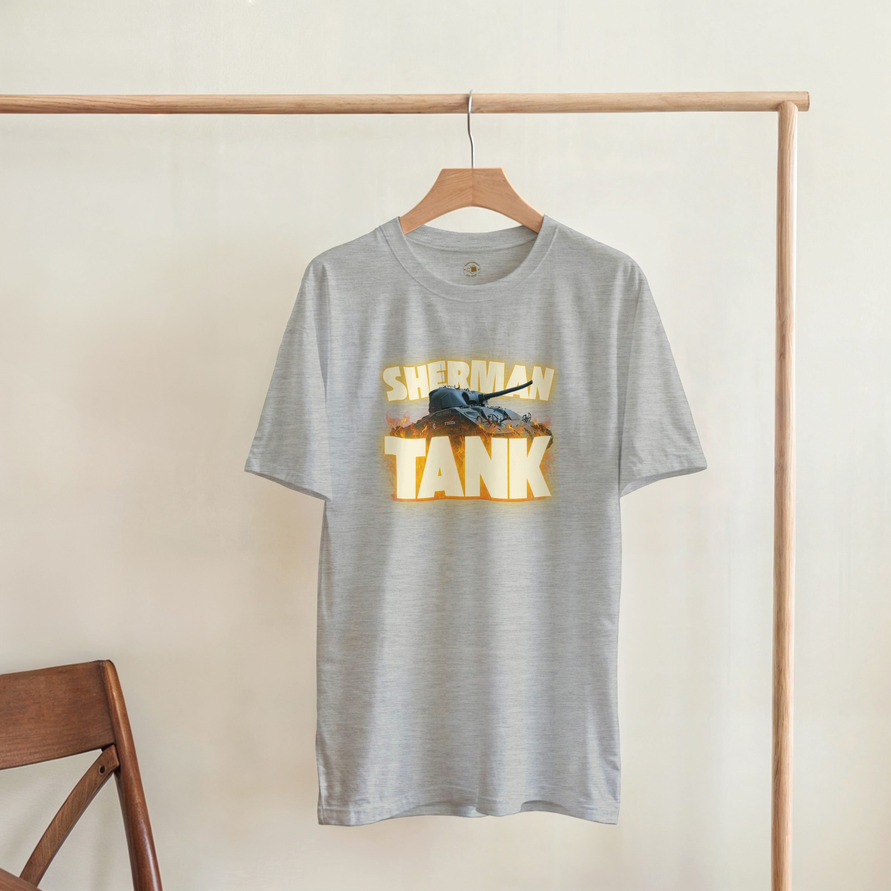 M4 Sherman Tank T-Shirt | WWII US Army Armor Tee | Military History Gift