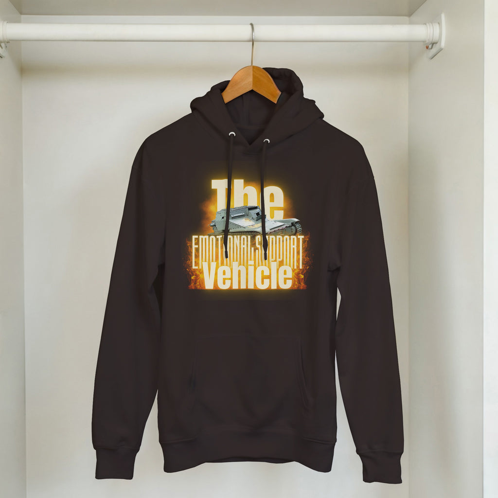 Emotional Support Vehicle Hoodie | L3/33 Tankette Meme | Funny Military History Gift