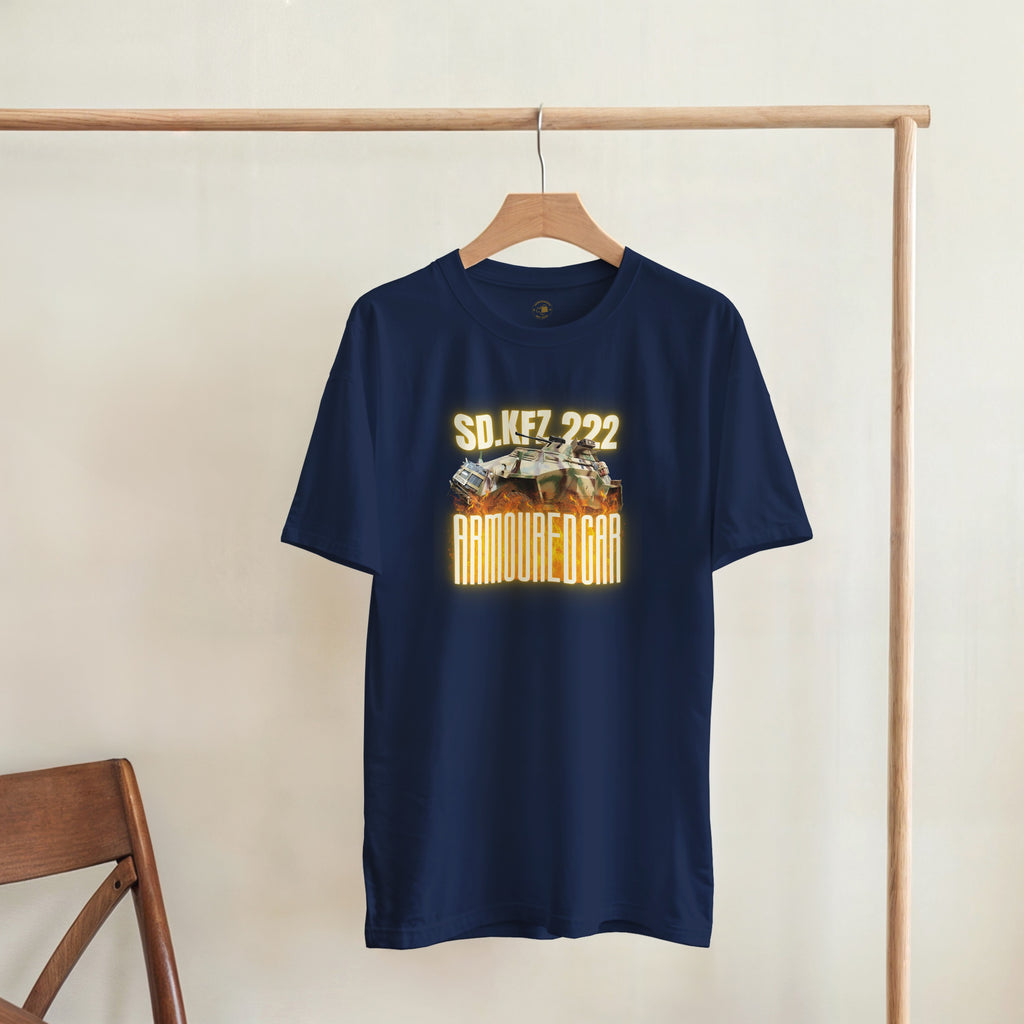 Sd.Kfz. 222 Armoured Car Shirt | WWII German Light Tank Tee | Military History Gift | World War 2 Recon Panzer T-Shirt | Scout Vehicle