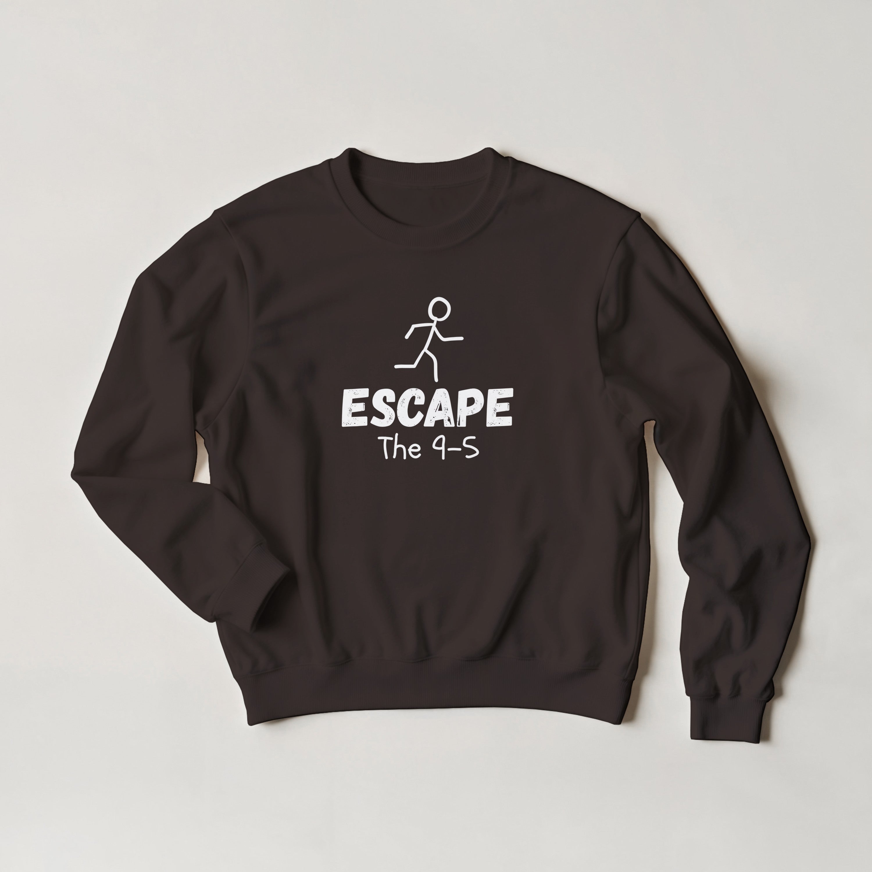 Escape The 9-5 Sweater | Entrepreneur Motivation Crewneck | Side Hustle Streetwear