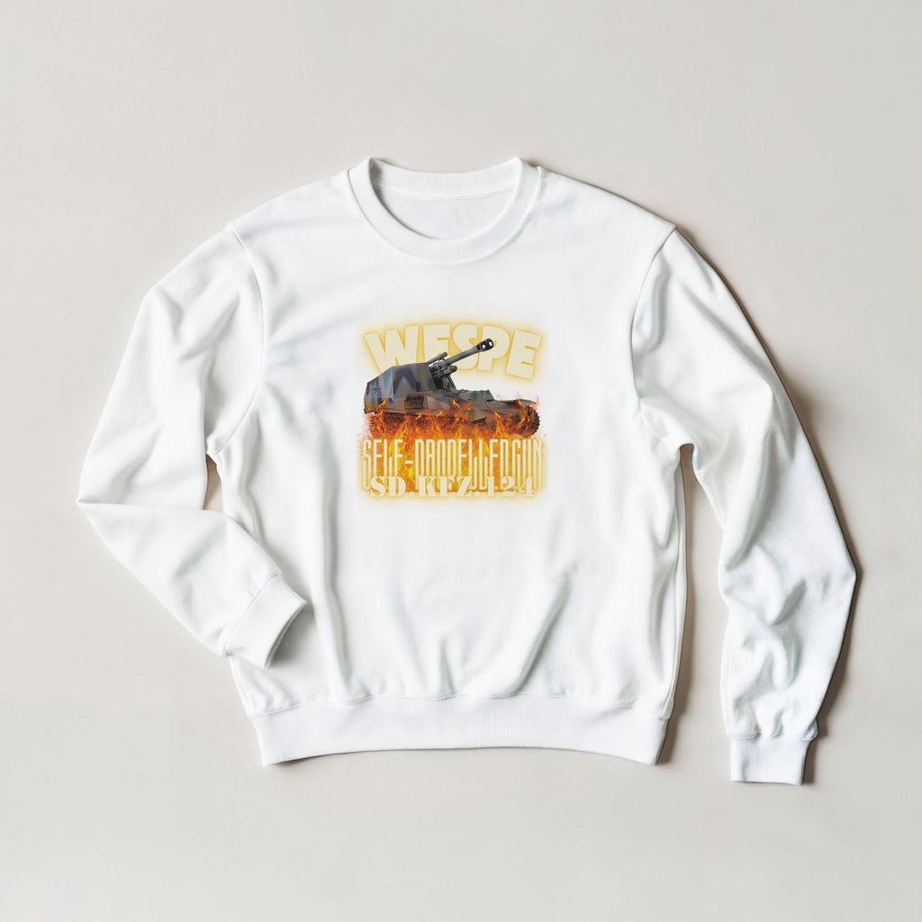 Wespe Sd.Kfz. 124 Sweater | German Wasp WWII Howitzer Crewneck | Military History Gift