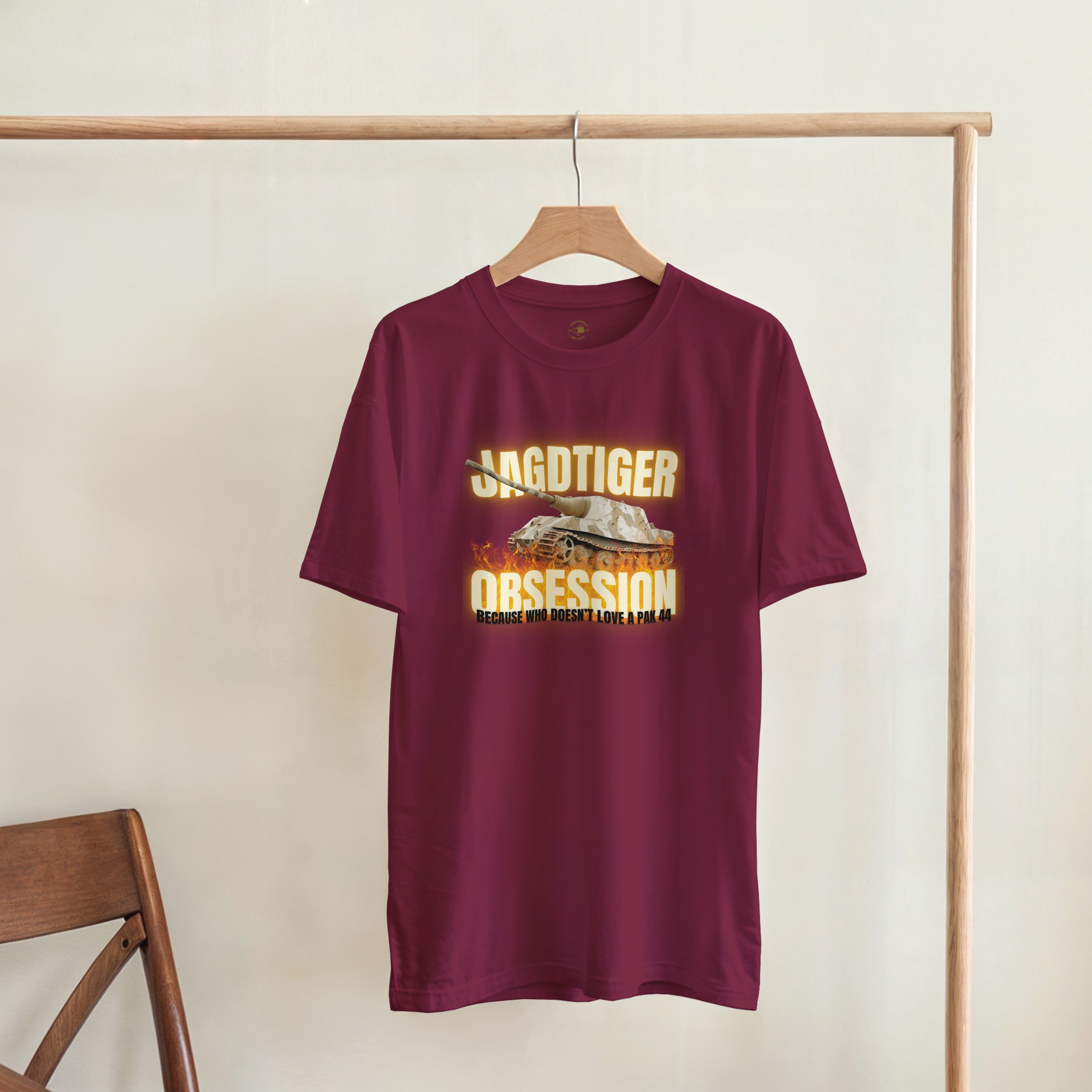 Jagdtiger Tank Destroyer T-Shirt | WW2 German Panzer Heavy Armor Tee | Military Gift