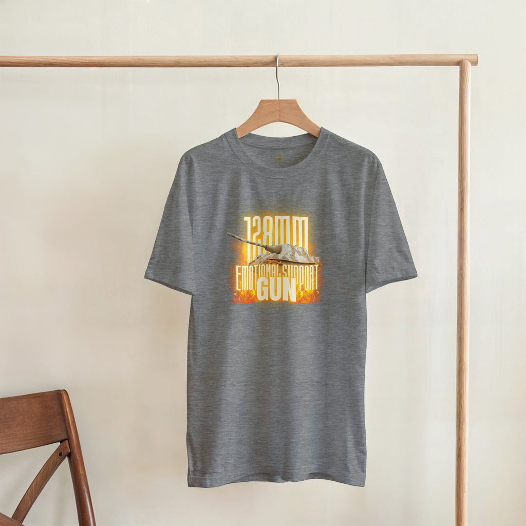 Funny Jagdtiger T-Shirt | 128mm Emotional Support Gun | WW2 Tank Destroyer Gift