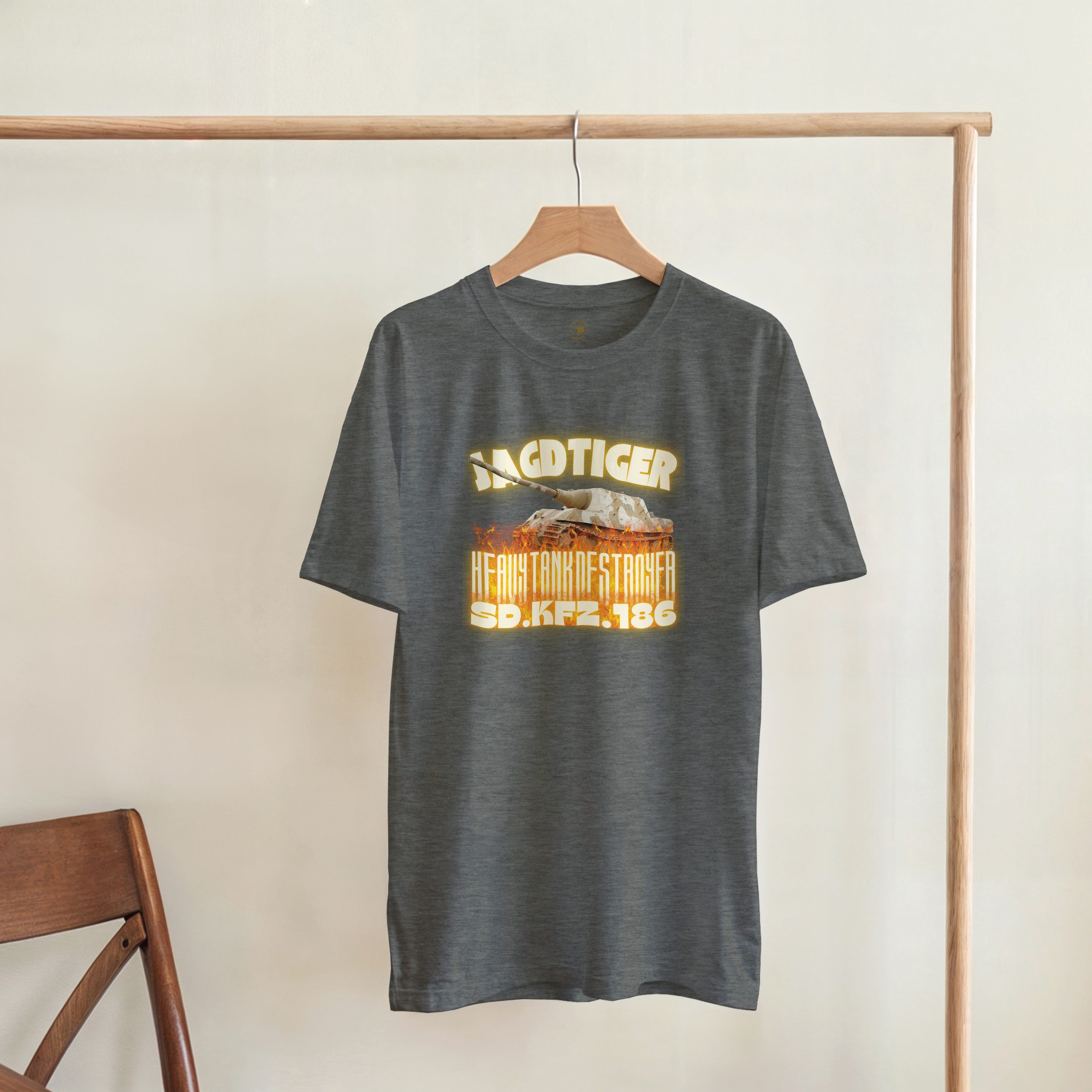 Jagdtiger Tank Shirt | WW2 German Heavy Tank Destroyer Tee | Military History Gift