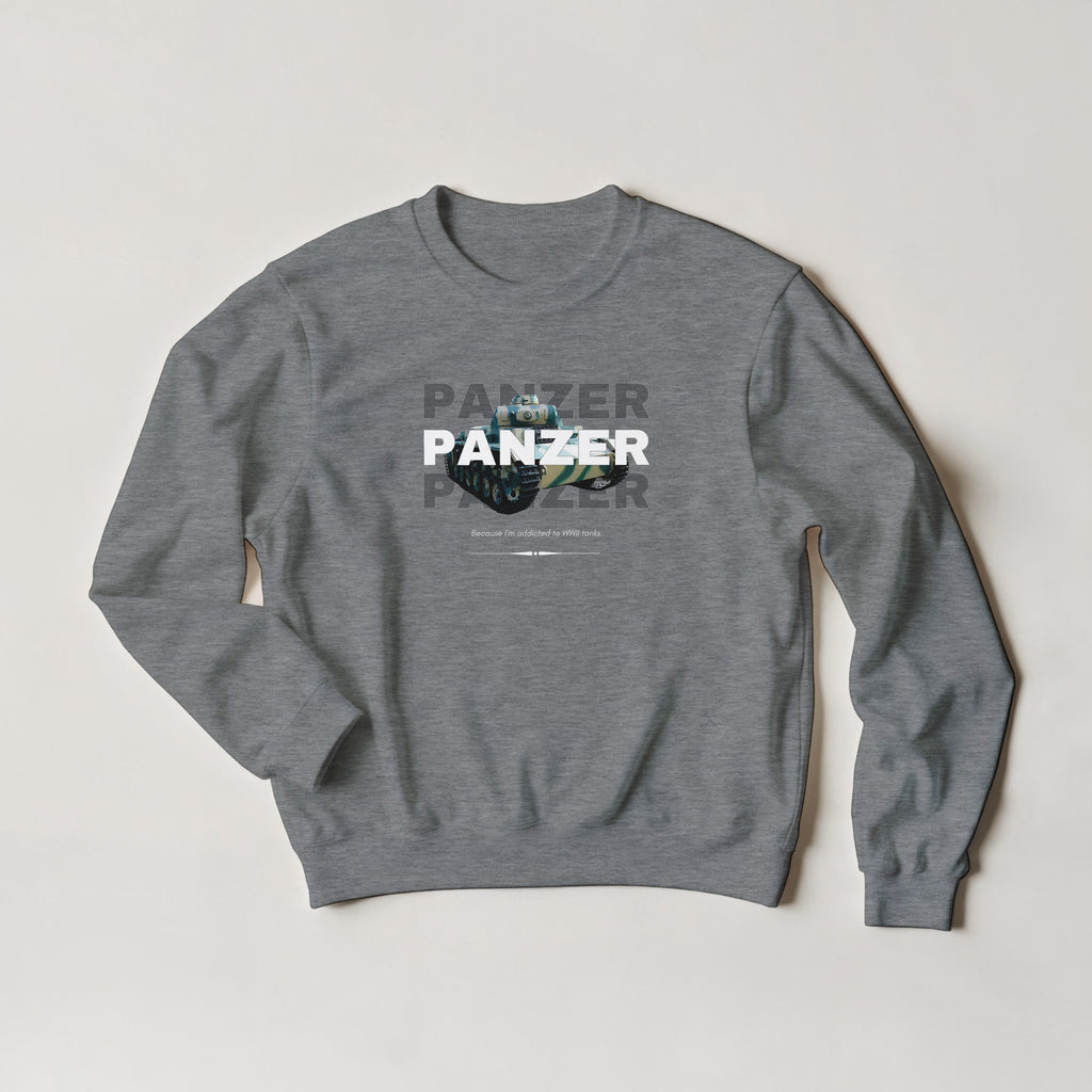 WWII Panzer Tank Sweatshirt | History Buff Crewneck | WW2 Military Gift