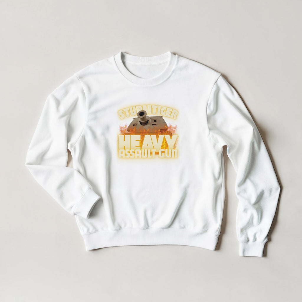 Sturmtiger Sweater | WWII German Assault Gun Crewneck | Heavy Tank Military History Gift