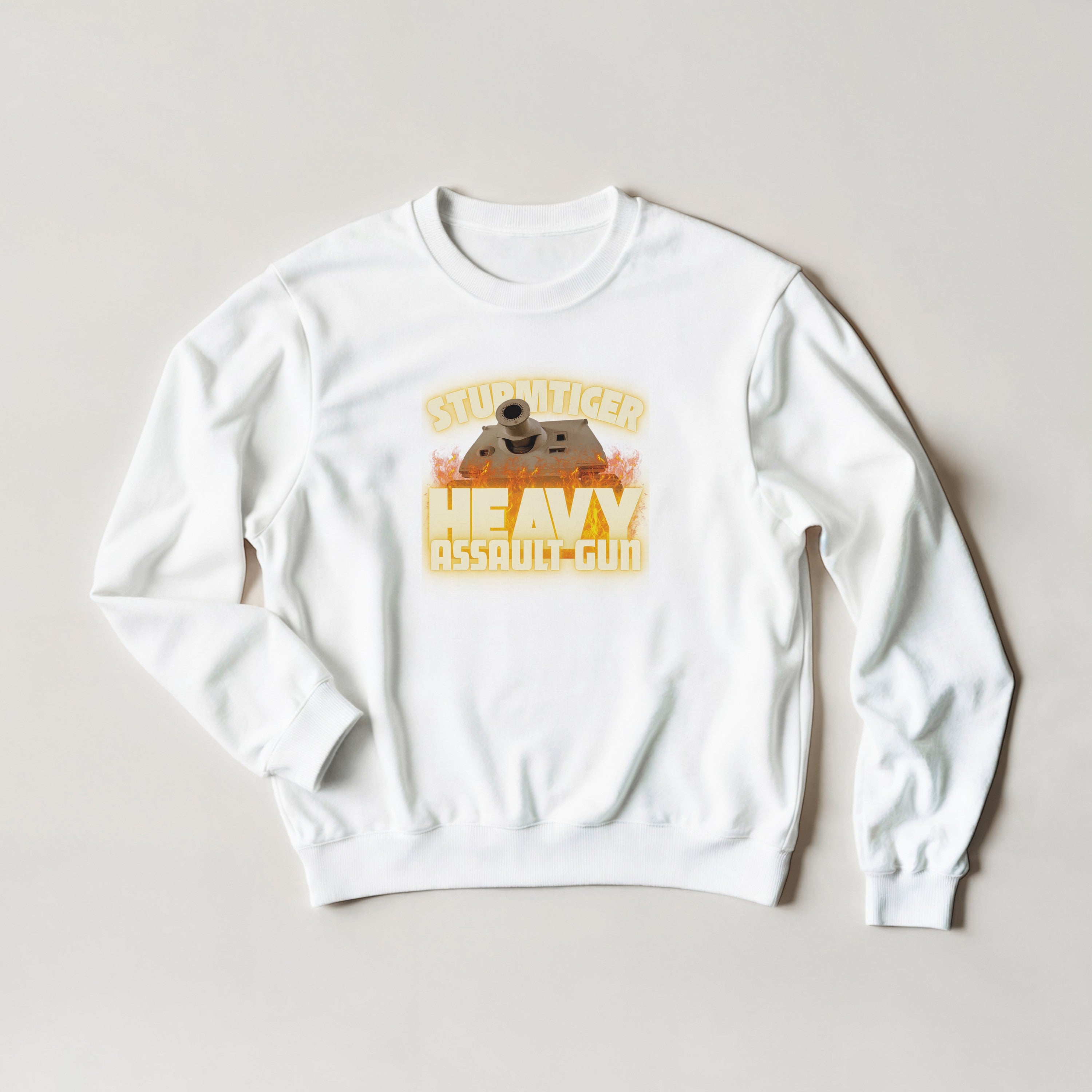 Sturmtiger Sweater | WWII German Assault Gun Crewneck | Heavy Tank Military History Gift