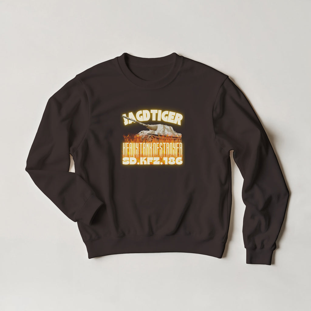 Jagdtiger Tank Sweater | WW2 German Heavy Tank Destroyer Crewneck | Military History Gift