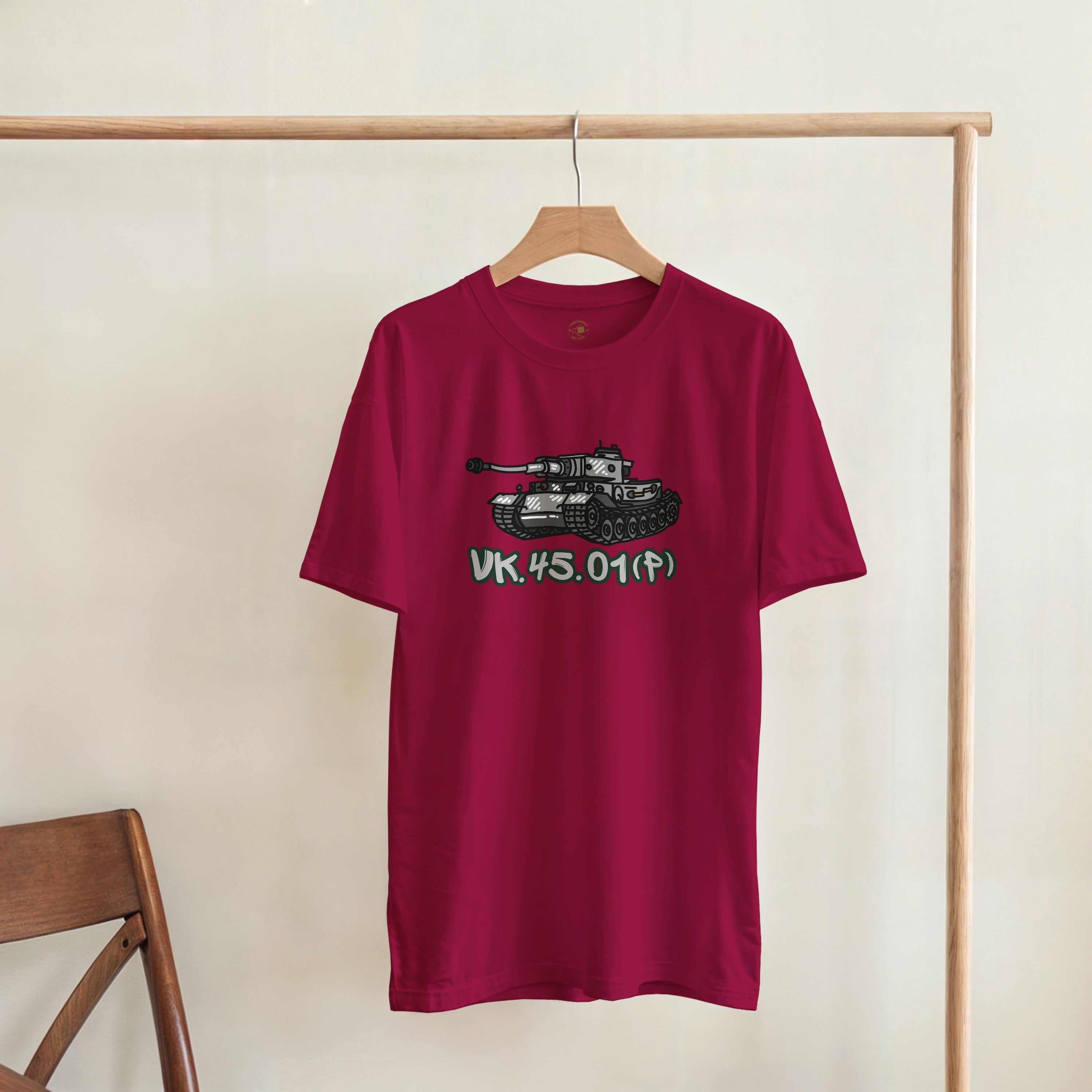 VK.45.01(P) Tank T-Shirt | WW2 Prototype Military Tee | History Buff Gift