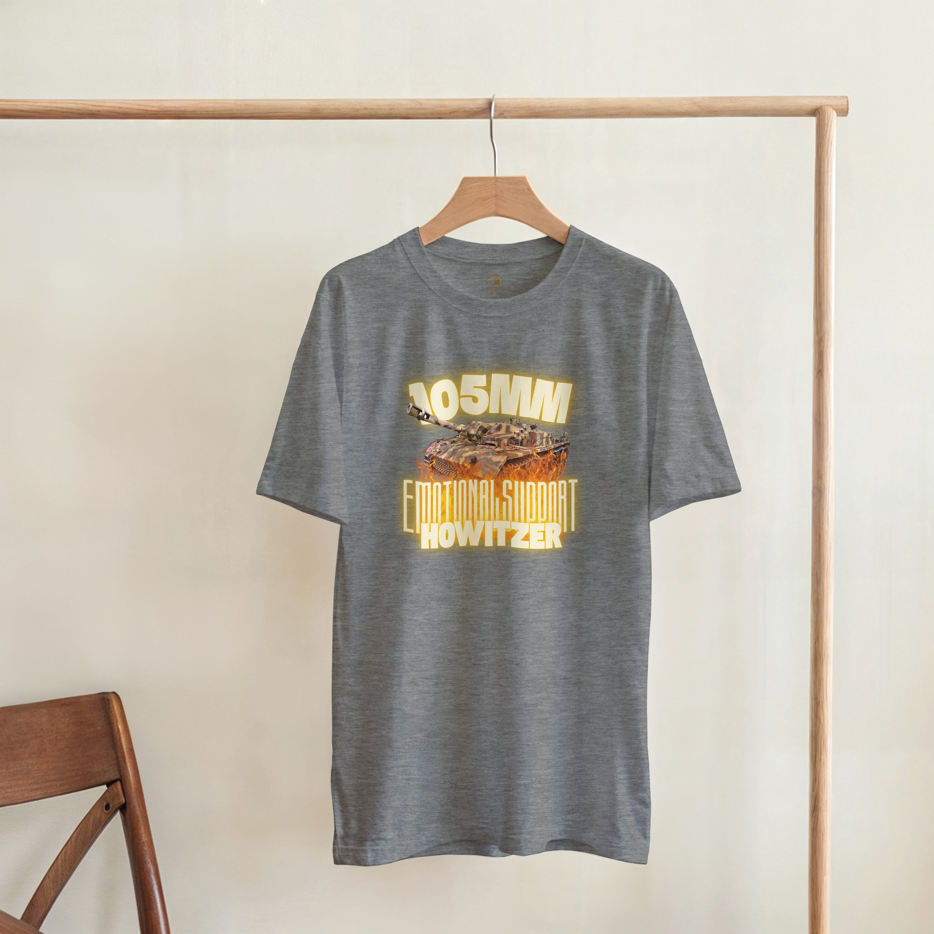 Emotional Support Howitzer Shirt | StuH 42 German Tank Tee | WWII Military History Gift