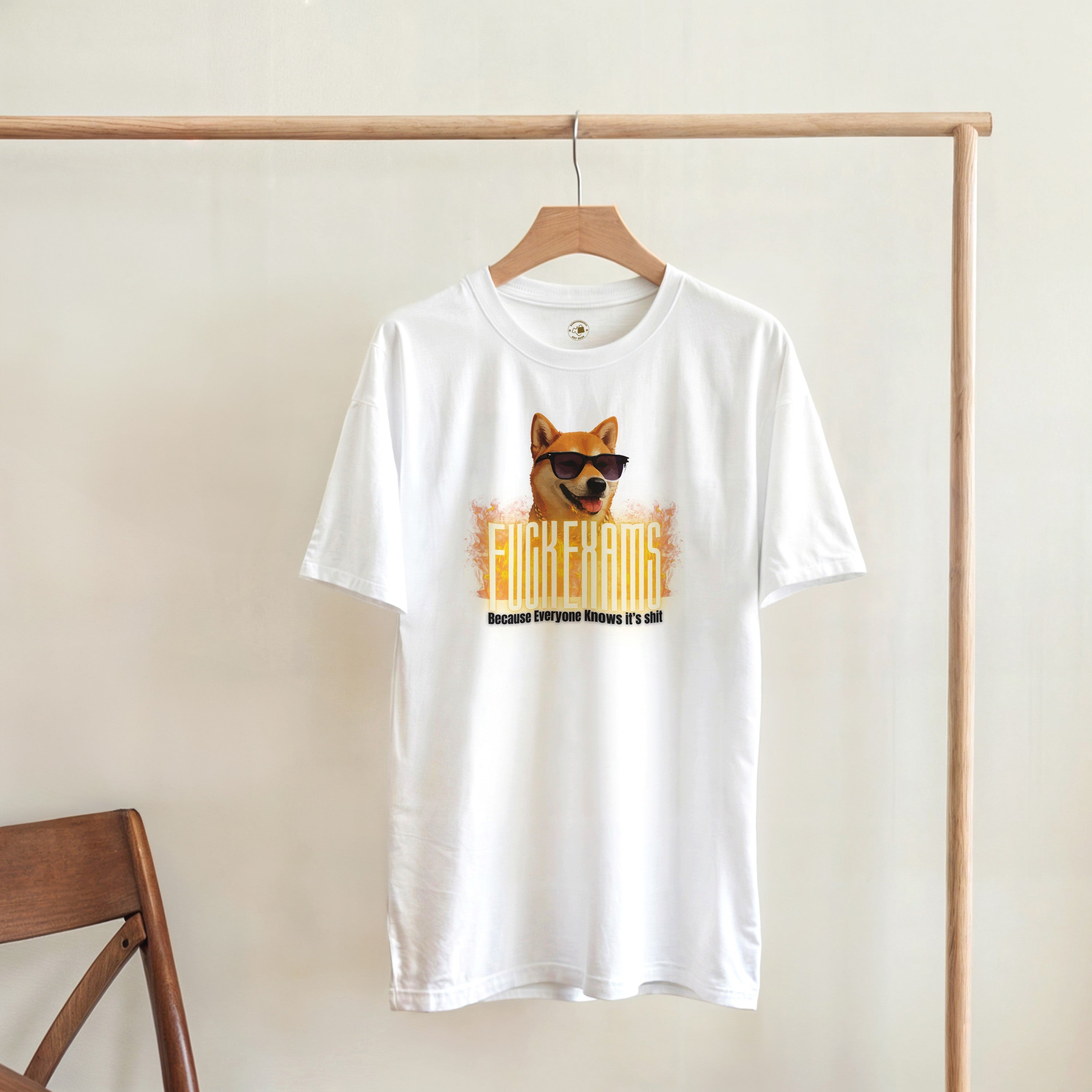 Shiba Inu Sunglasses Dog Shirt | Funny Doge Meme Tee | Sarcastic Student Gift