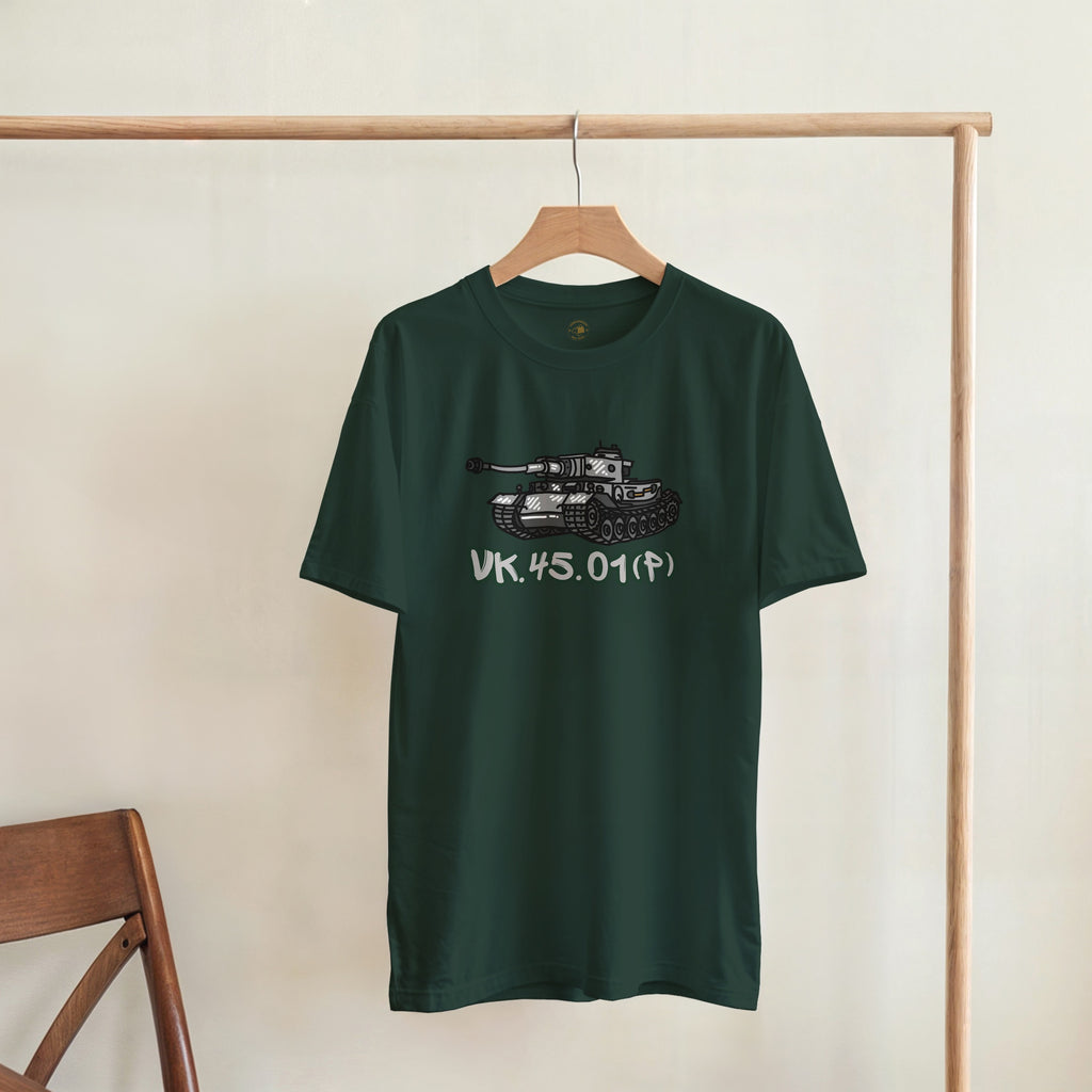 VK.45.01(P) Tank T-Shirt | WW2 Prototype Military Tee | History Buff Gift