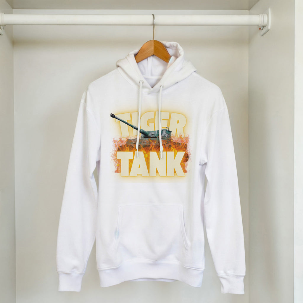 Tiger Tank Graphic Hoodie | WWII German Heavy Armor Pullover | Panzer VI Gift