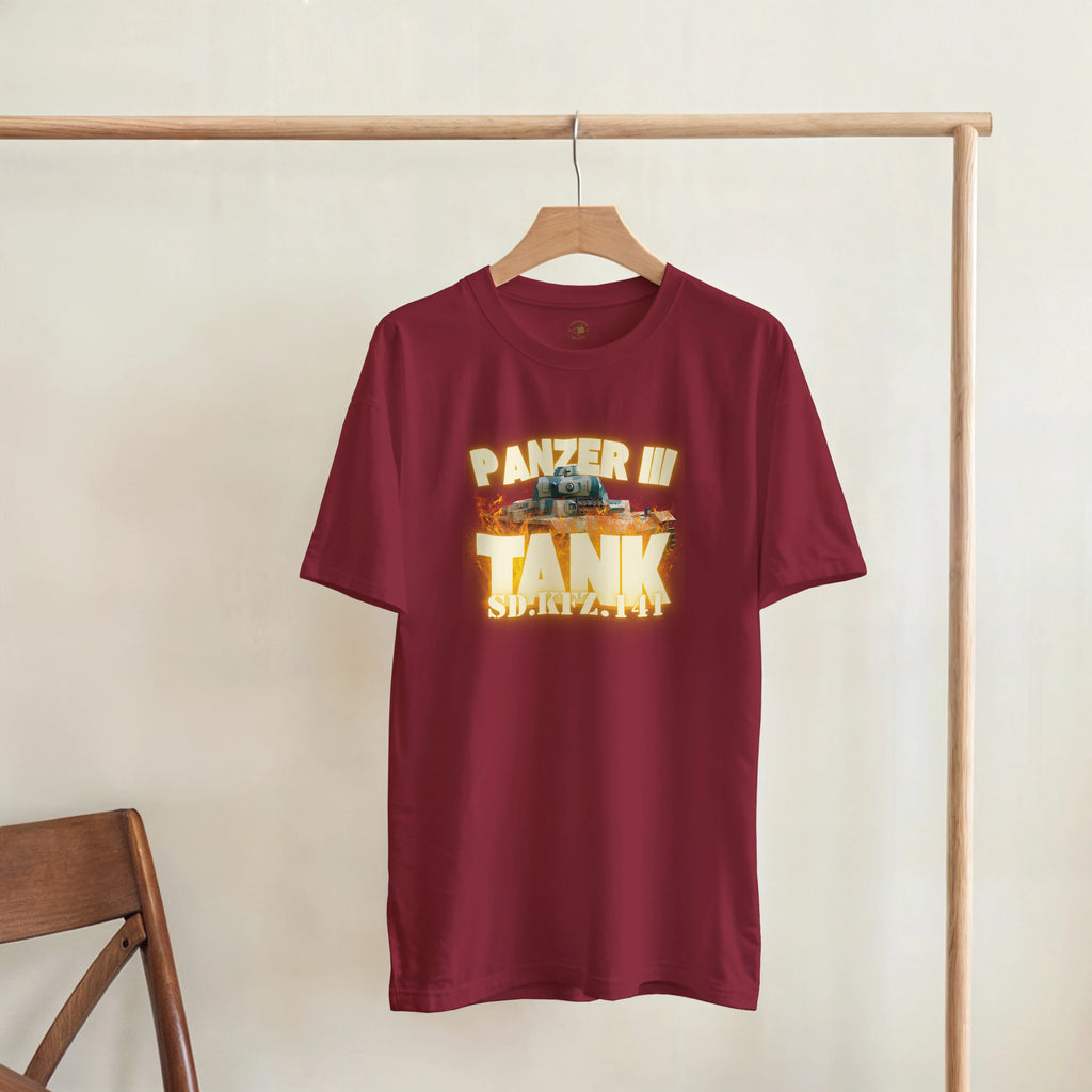 Panzer III Tank Shirt | German Sd.Kfz.141 Medium Tank Tee | WWII Military History Gift