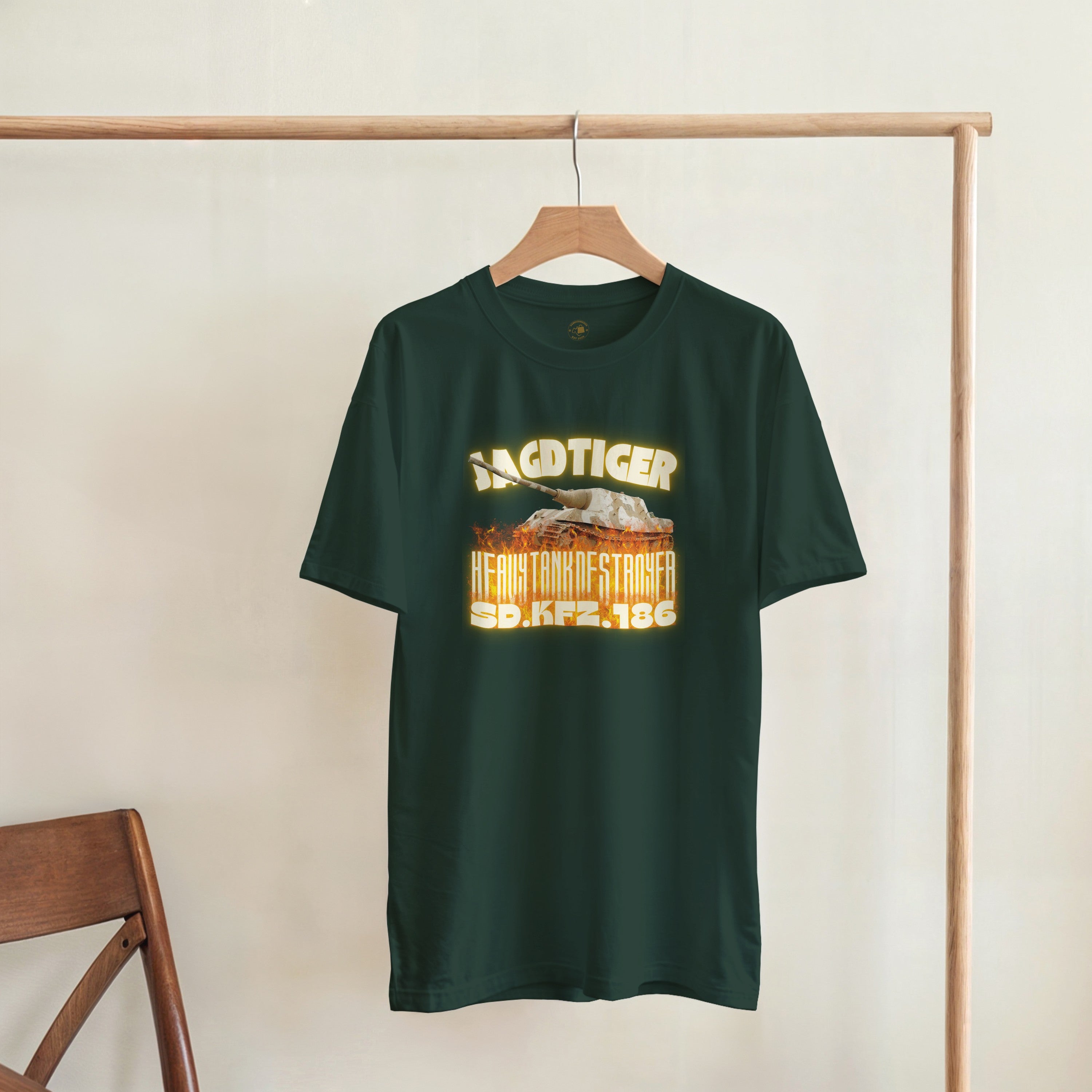 Jagdtiger Tank Shirt | WW2 German Heavy Tank Destroyer Tee | Military History Gift