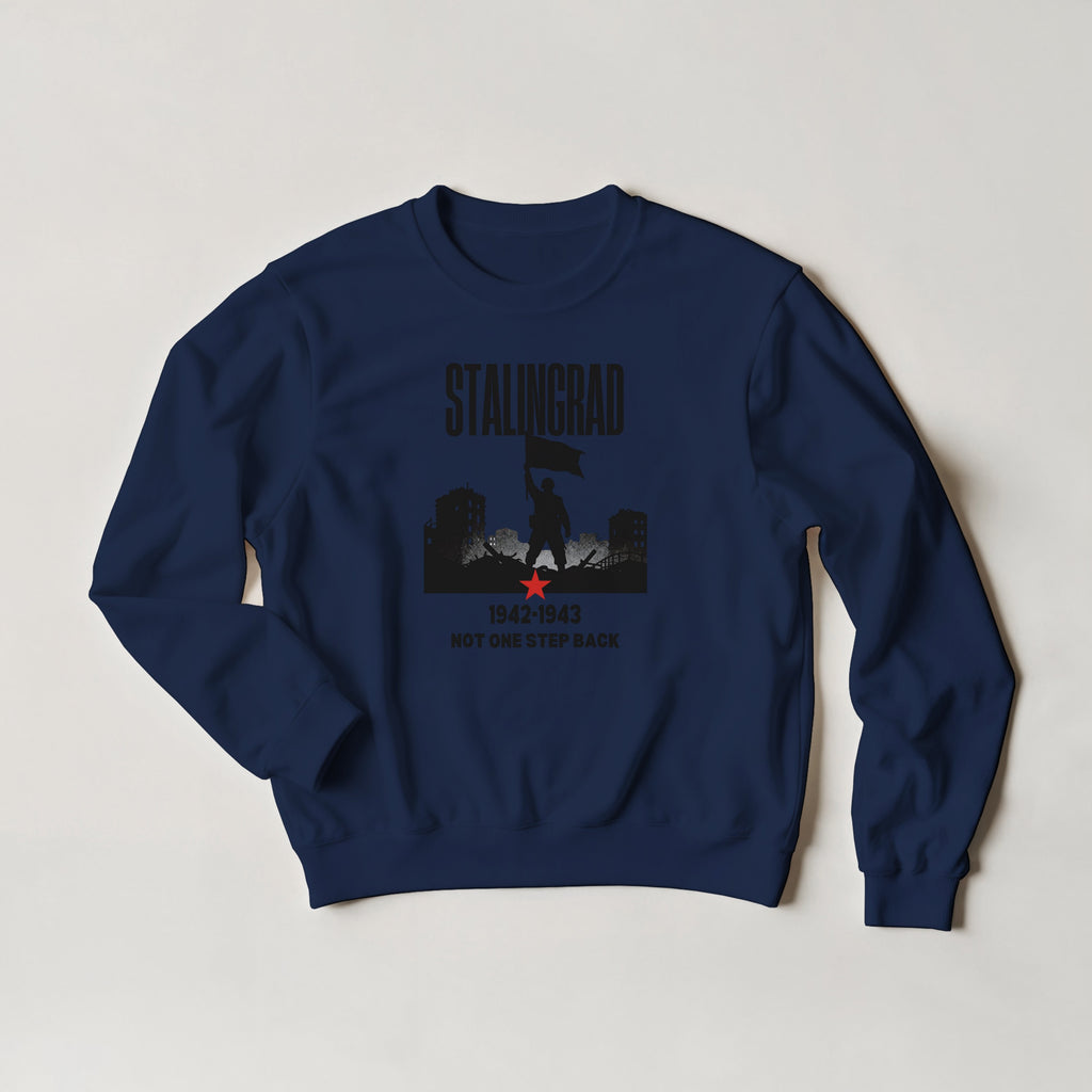 Stalingrad 1942 Sweatshirt | Soviet Military History Gift | Eastern Front Crewneck | Not One Step Back Sweater | WWII Graphic Streetwear