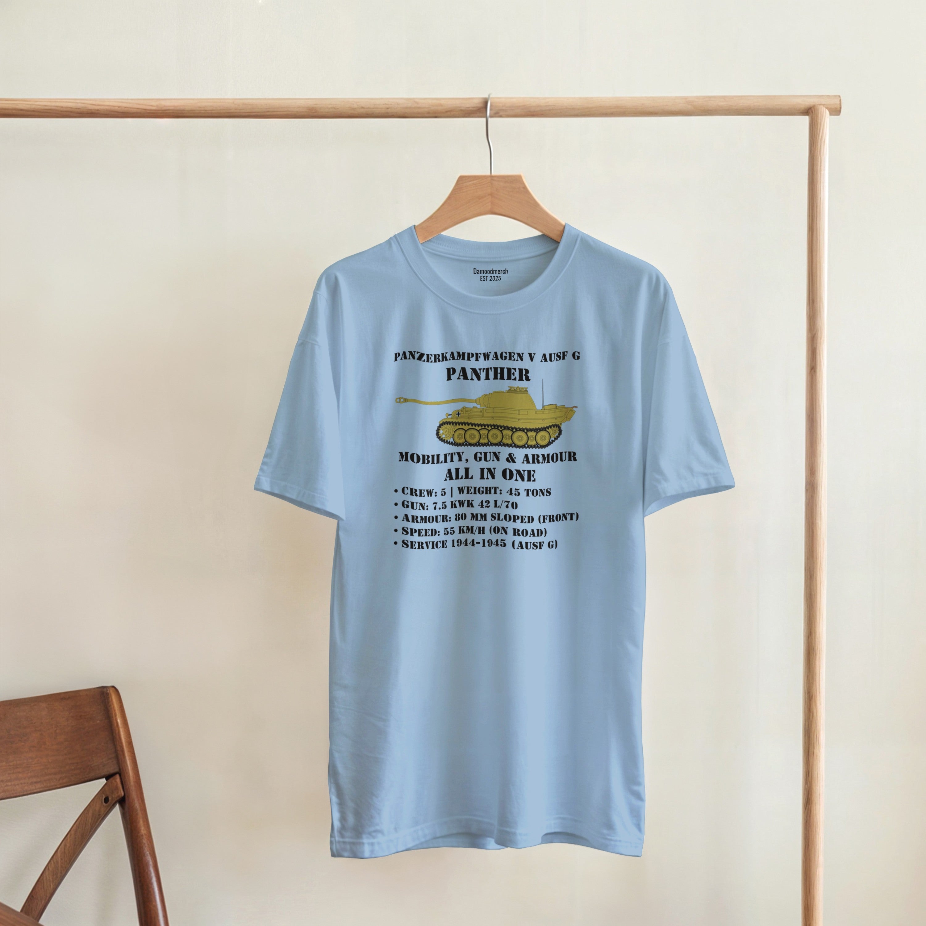 Panther Ausf. G Tank Shirt | WW2 German Meme Tee | Mobility Gun & Armour History Gift