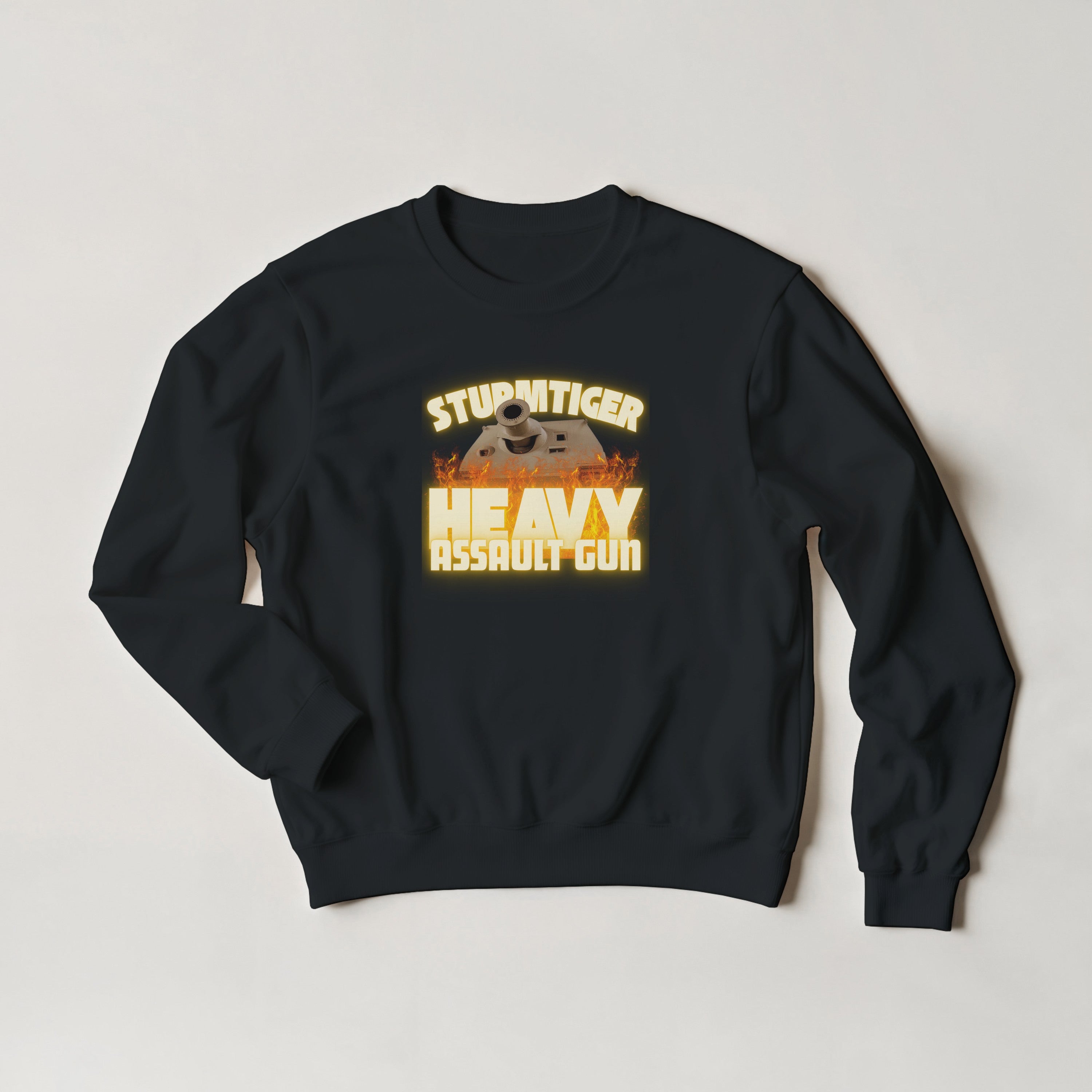 Sturmtiger Sweater | WWII German Assault Gun Crewneck | Heavy Tank Military History Gift