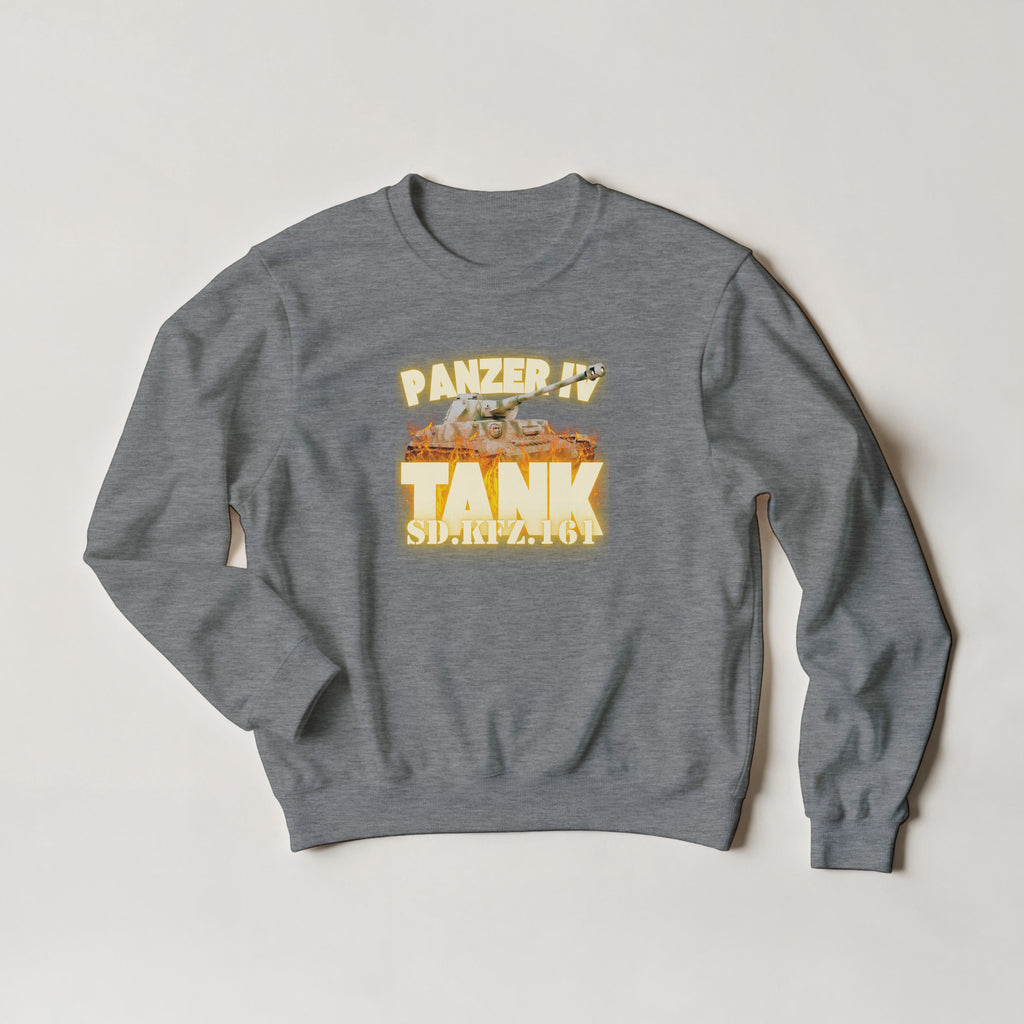 Panzer IV Tank Crewneck Sweater | German Sd.Kfz.161 Medium Tank | WW2 Military Gift
