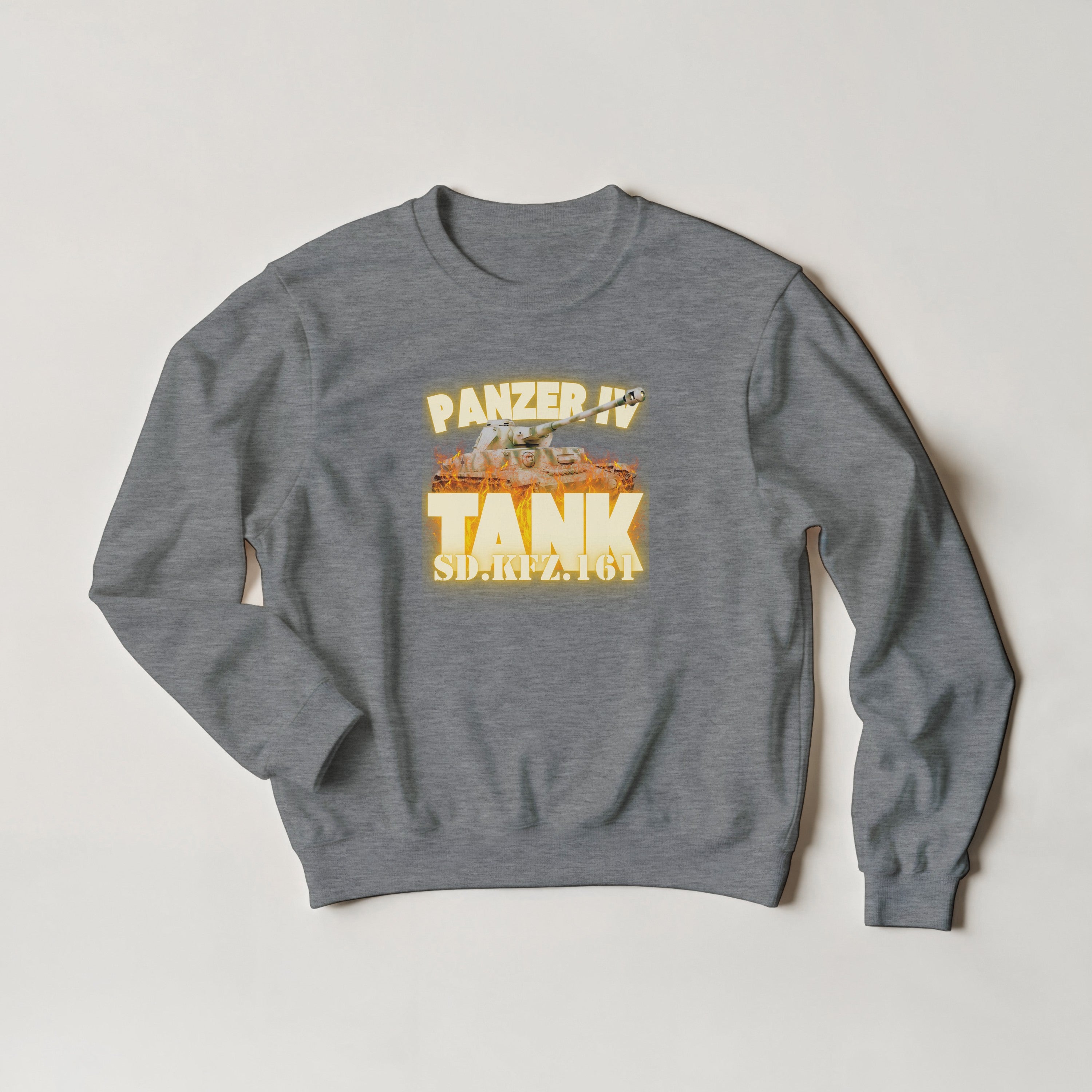 Panzer IV Tank Crewneck Sweater | German Sd.Kfz.161 Medium Tank | WW2 Military Gift