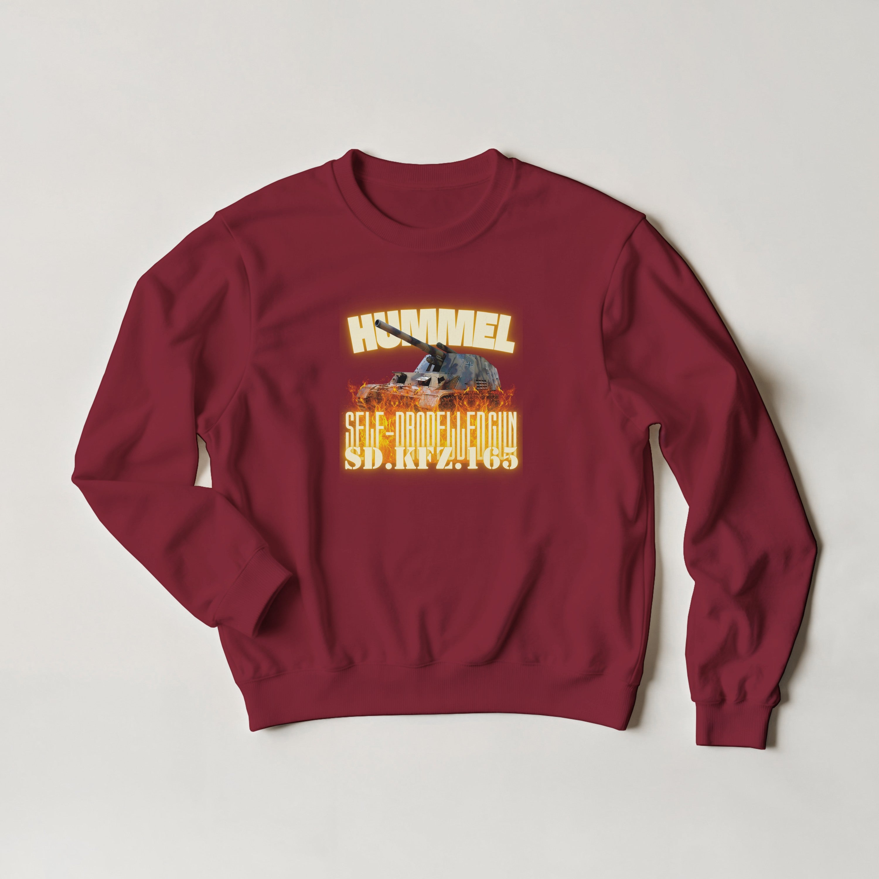 Hummel Sd.Kfz. 165 Sweater | German Self-Propelled Gun Artillery Crewneck | WW2 Gift