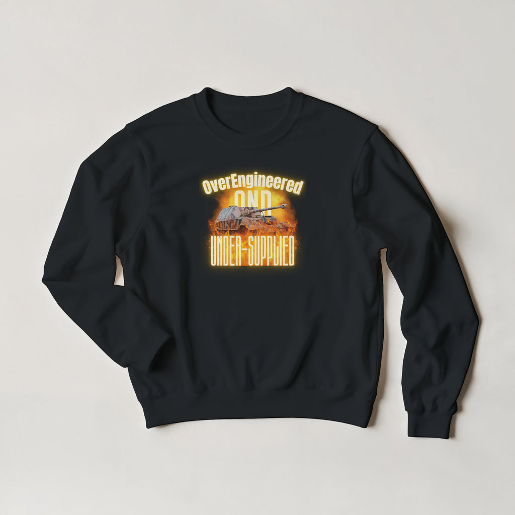 Certified Menace To Society Sweater | Panther Tank Doge Meme | WW2 Graphic Crewneck