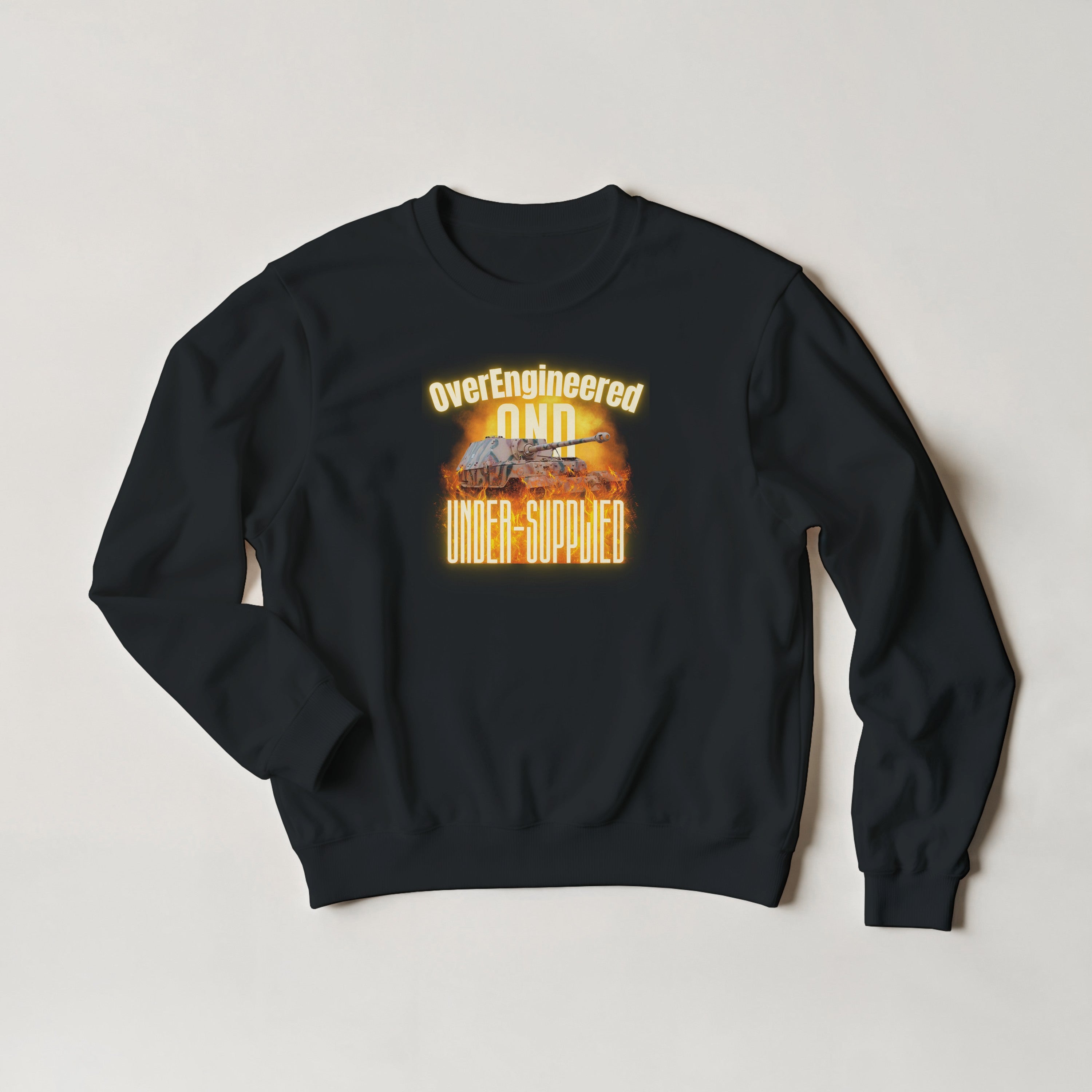 Certified Menace To Society Sweater | Panther Tank Doge Meme | WW2 Graphic Crewneck