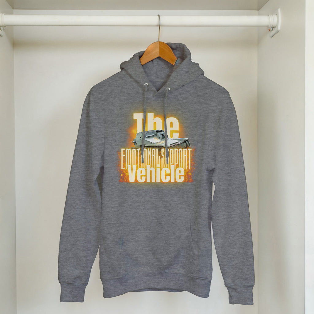 Emotional Support Vehicle Hoodie | L3/33 Tankette Meme | Funny Military History Gift