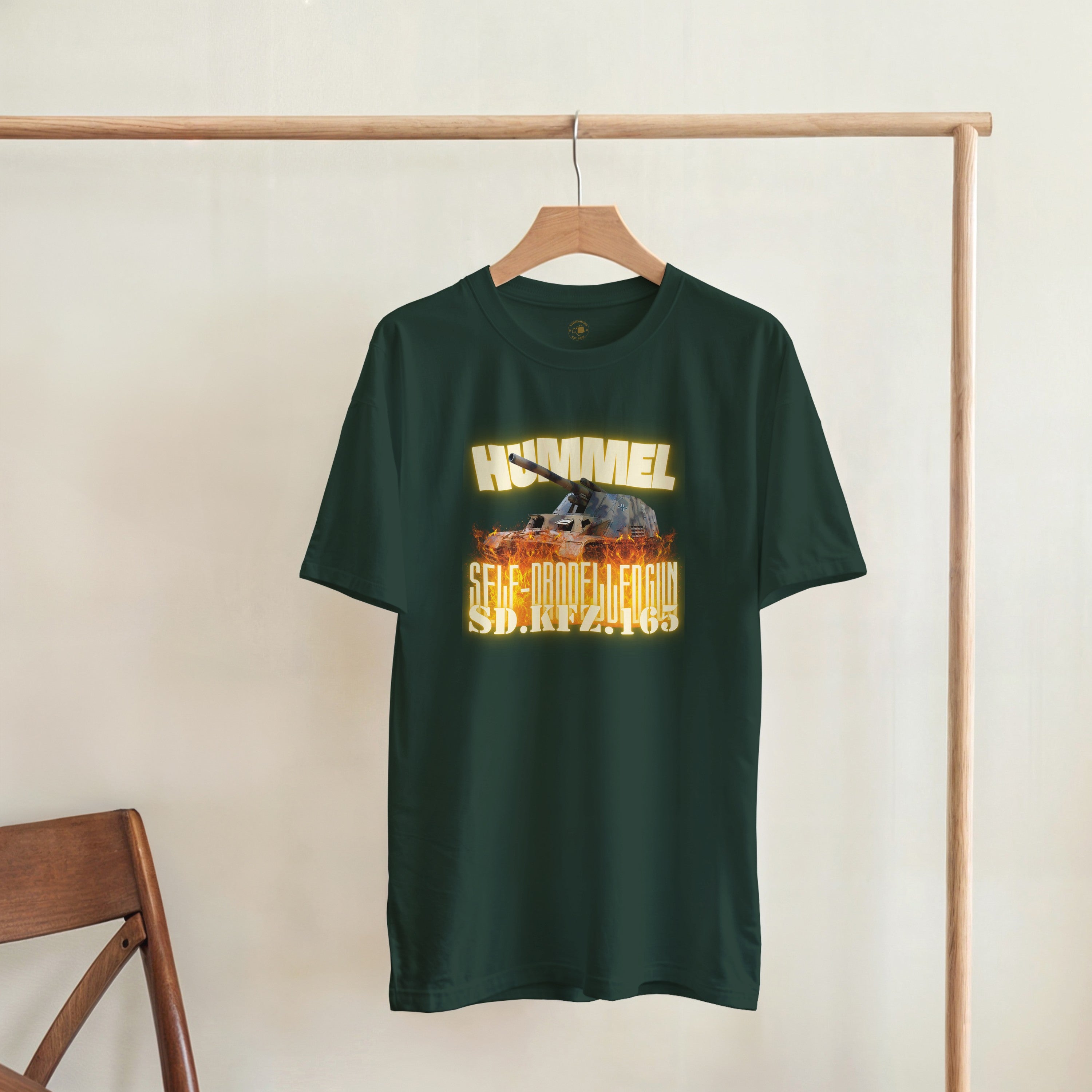 Hummel Sd.Kfz. 165 T-Shirt | German Self-Propelled Gun Artillery Tee | WW2 Gift