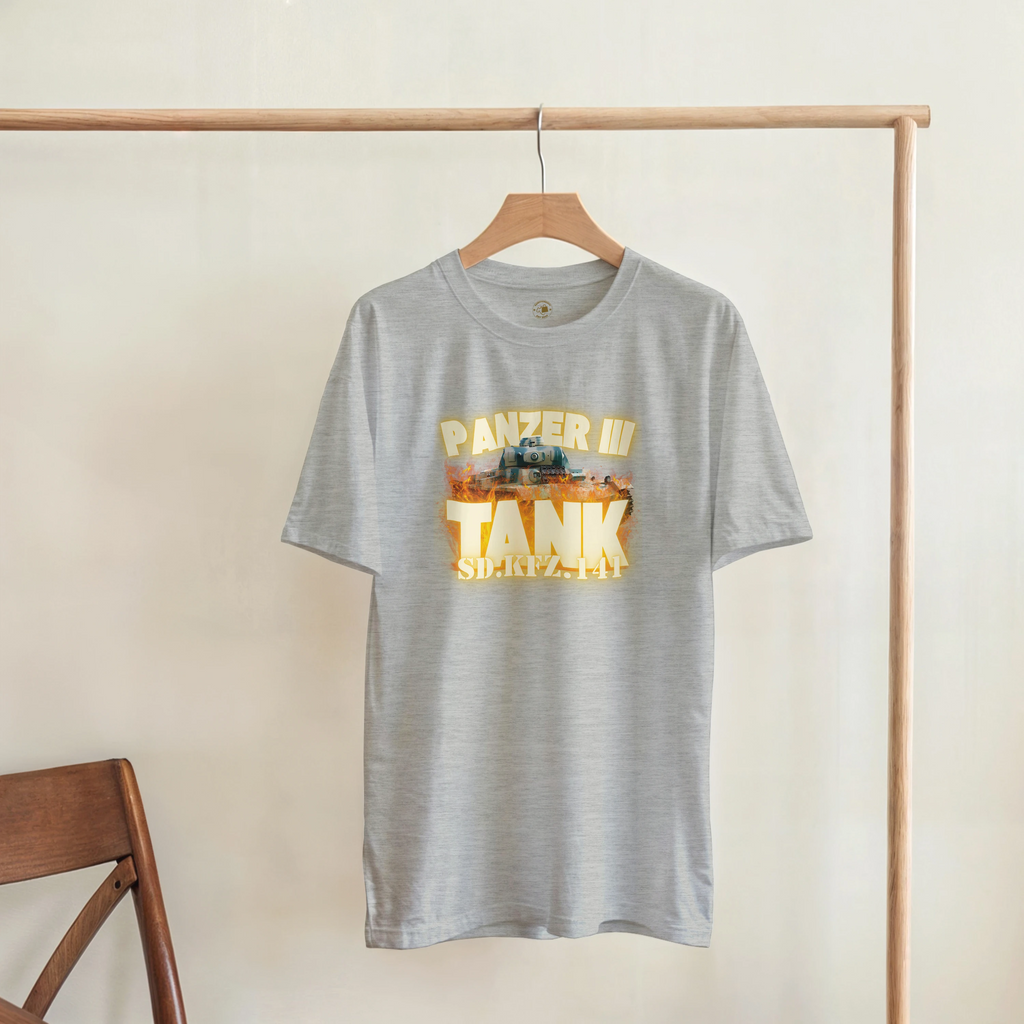 Panzer III Tank Shirt | German Sd.Kfz.141 Medium Tank Tee | WWII Military History Gift
