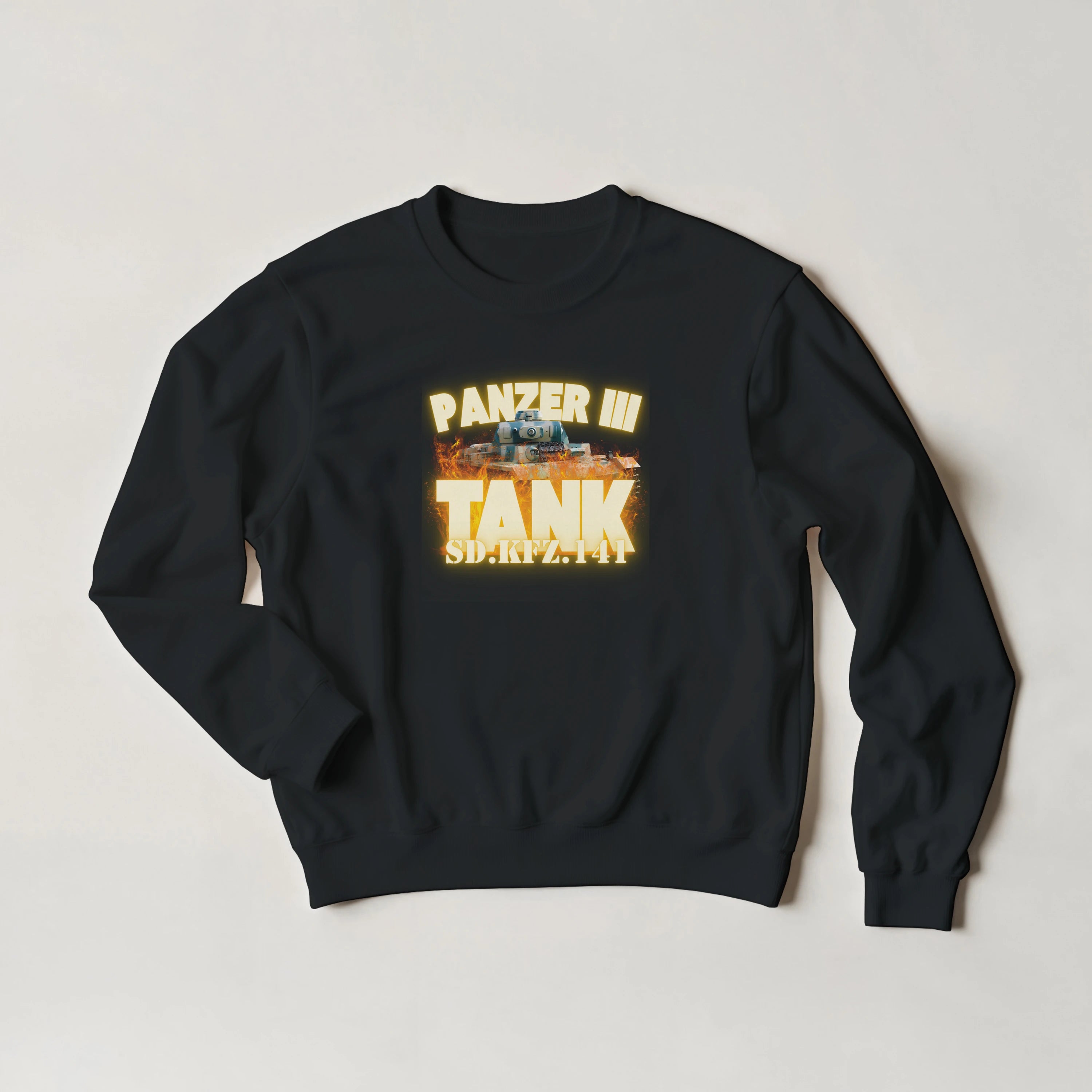Panzer III Tank Sweatshirt | German Sd.Kfz.141 Medium Armor Crewneck | WWII History Gift