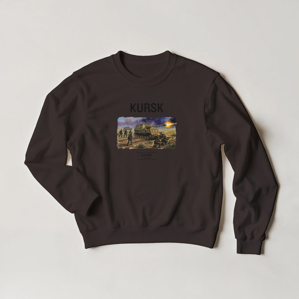 Kursk Elefant Tank Sweater | WW2 German Panzer Crewneck | Military History Sweatshirt | World War 2 Vintage Pullover | Tank Buff Gift